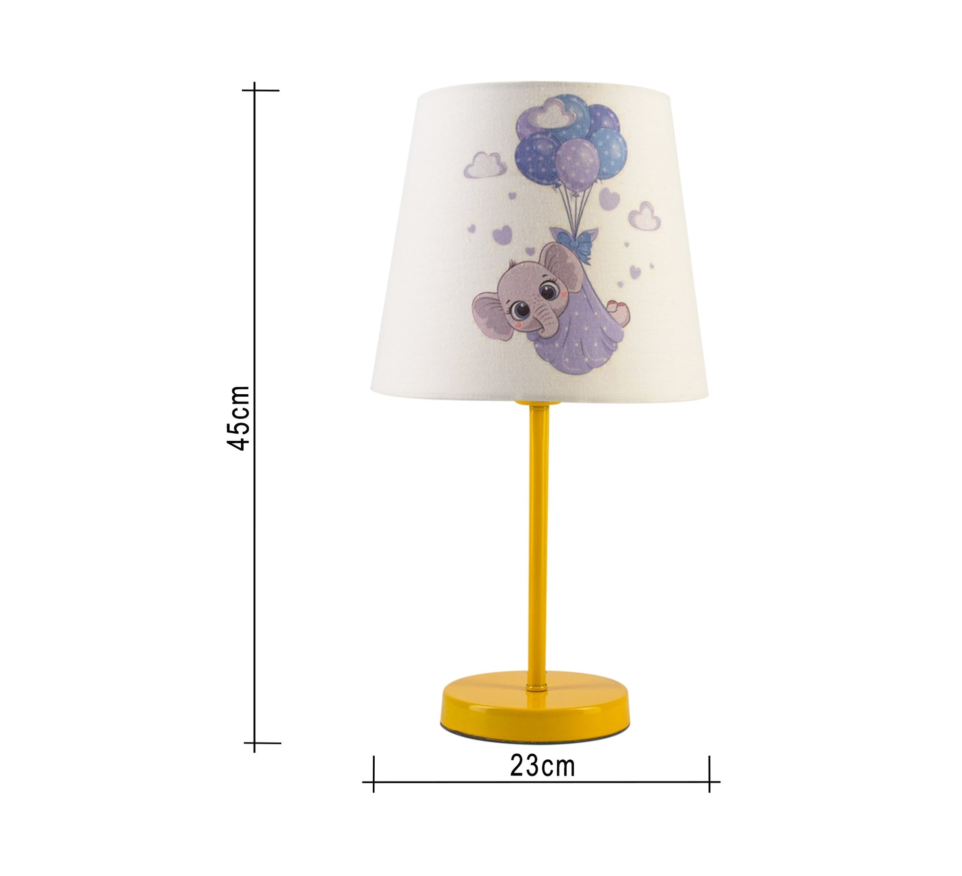 Flying Elephant Lamp: Cute design for your kids with a golden base - Vitrine Furniture - Lighting