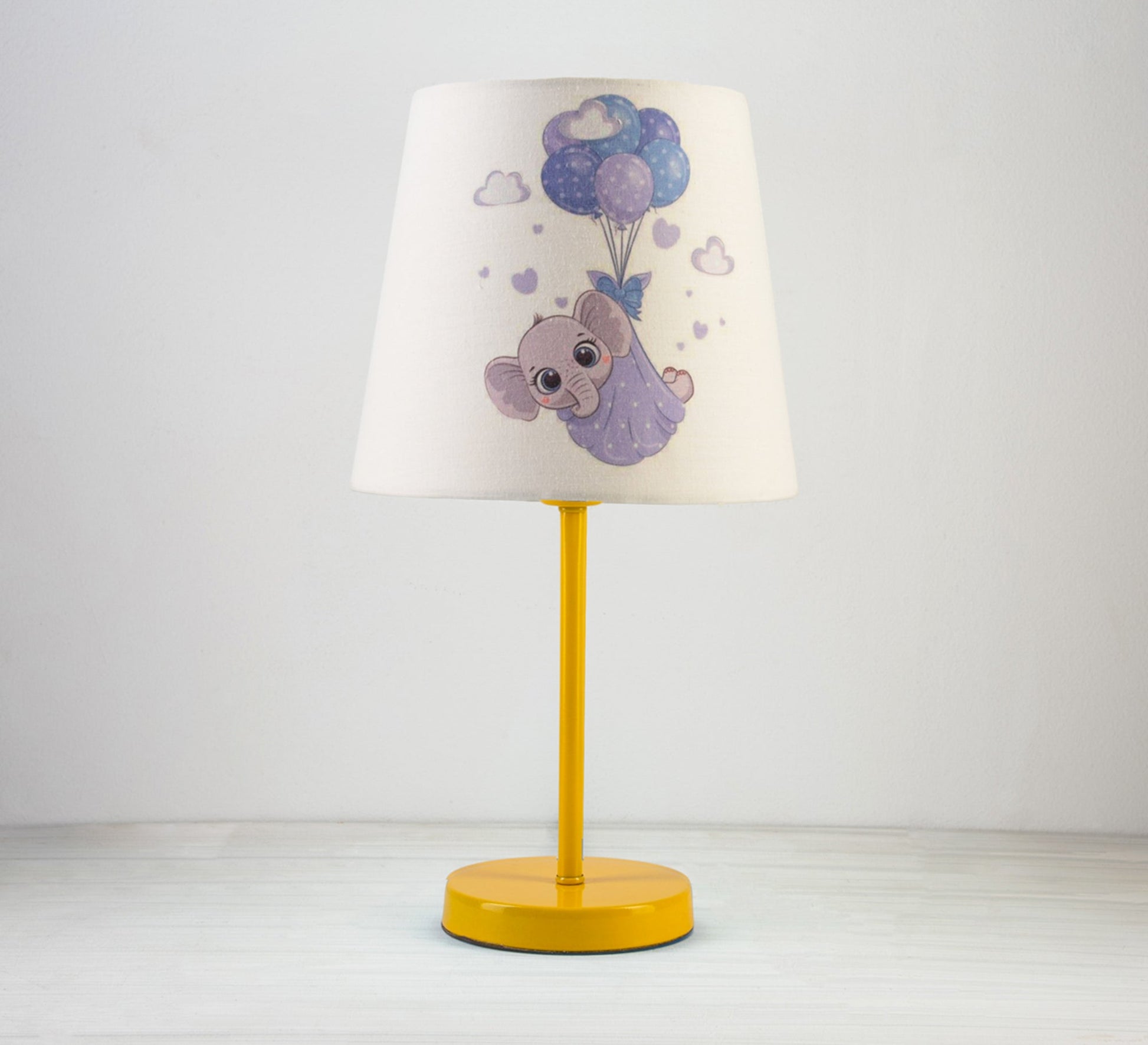 Flying Elephant Lamp: Cute design for your kids with a golden base - Vitrine Furniture - Lighting