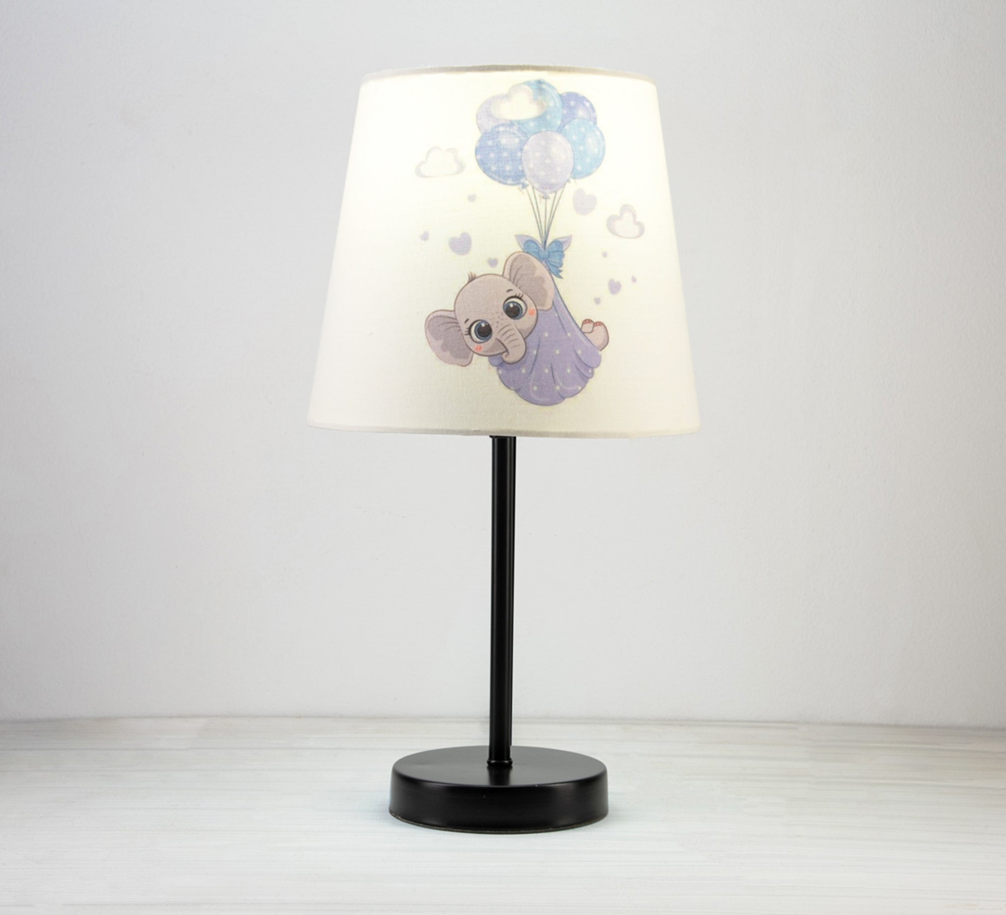 Flying Elephant Lamp: Cute design for your kids with black base - Vitrine Furniture - Lighting
