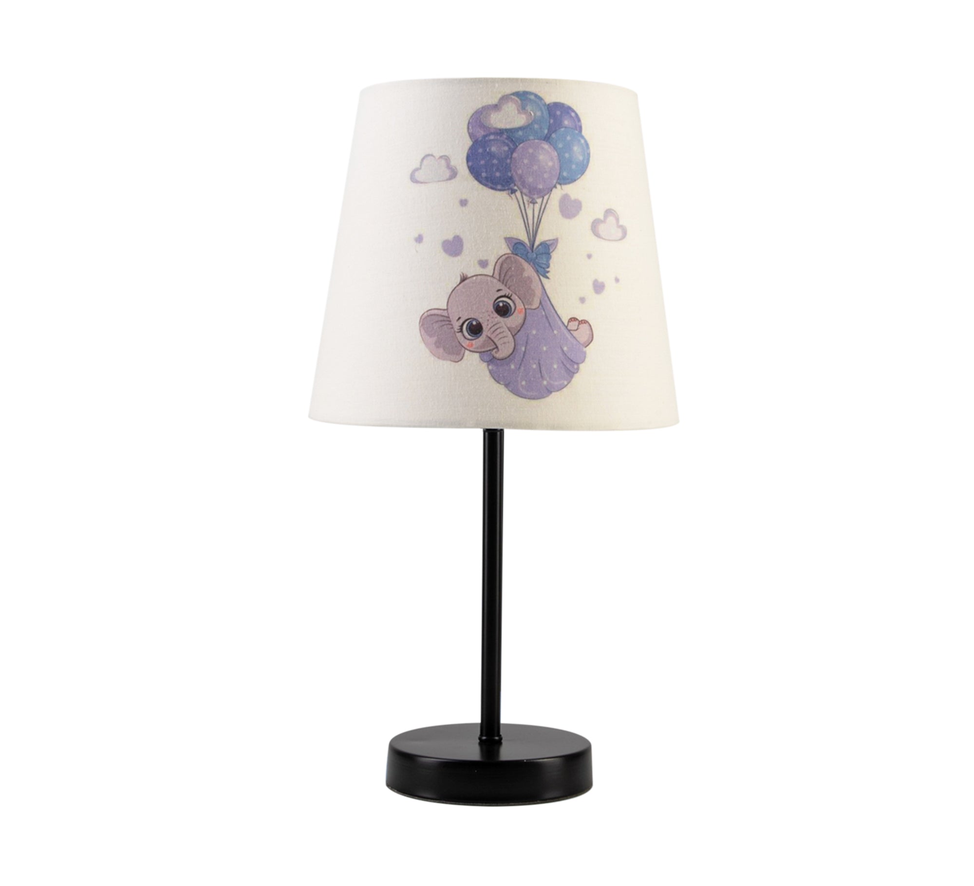 Flying Elephant Lamp: Cute design for your kids with black base - Vitrine Furniture - Lighting