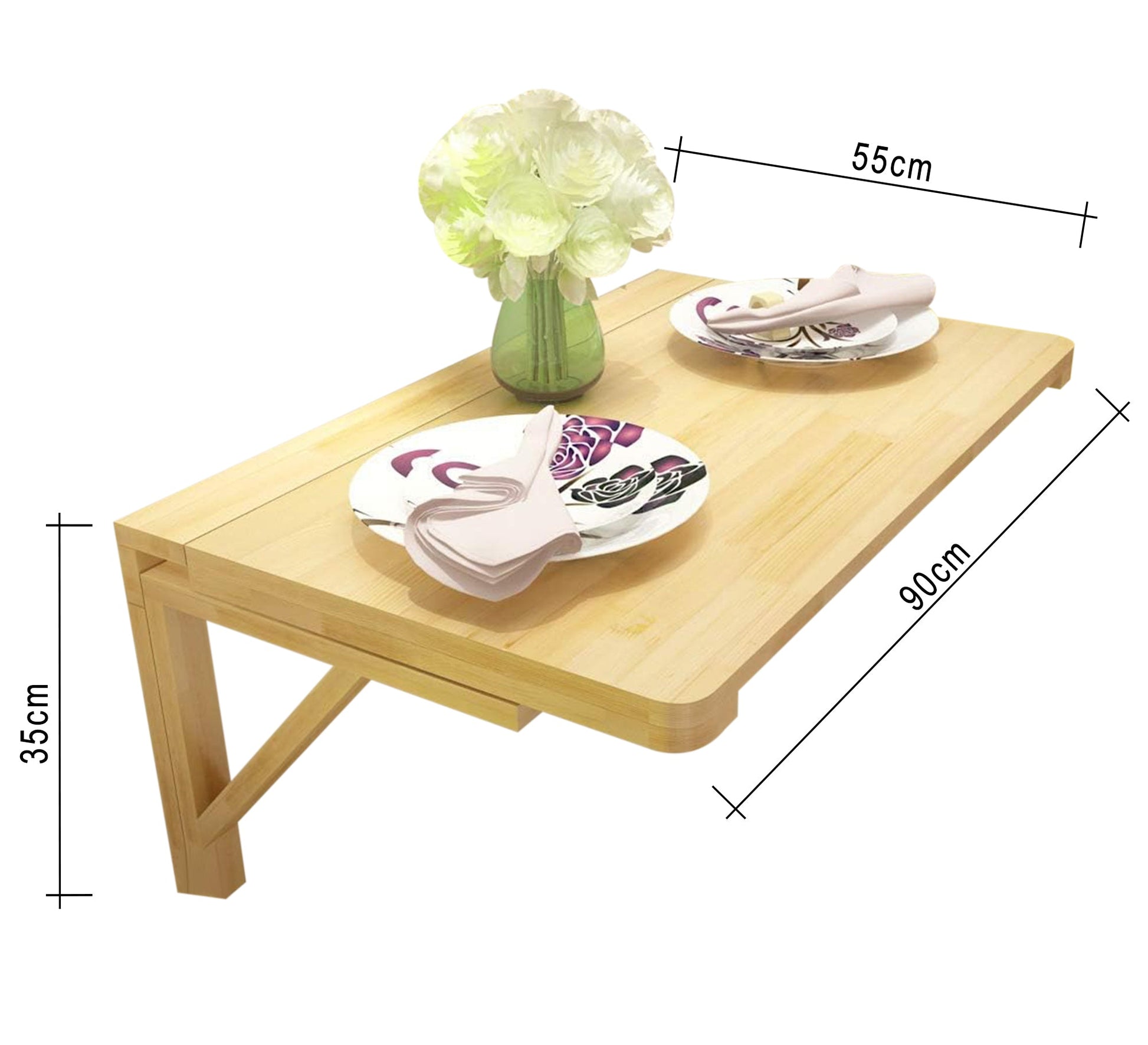 Foldable hanging table or hanging desk - Vitrine Furniture - Furniture