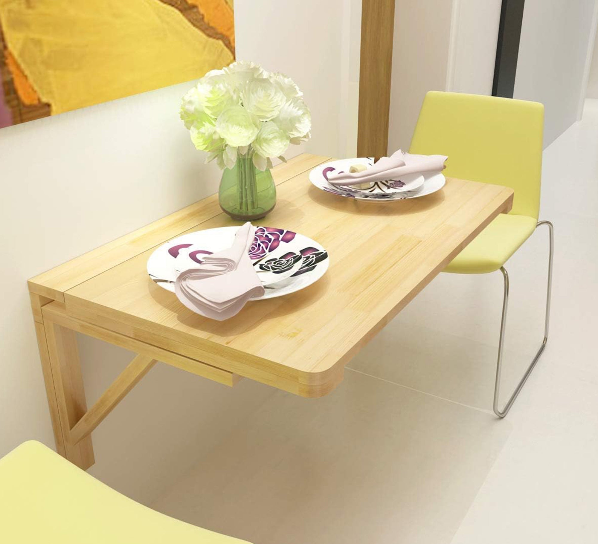 Foldable hanging table or hanging desk - Vitrine Furniture - Furniture