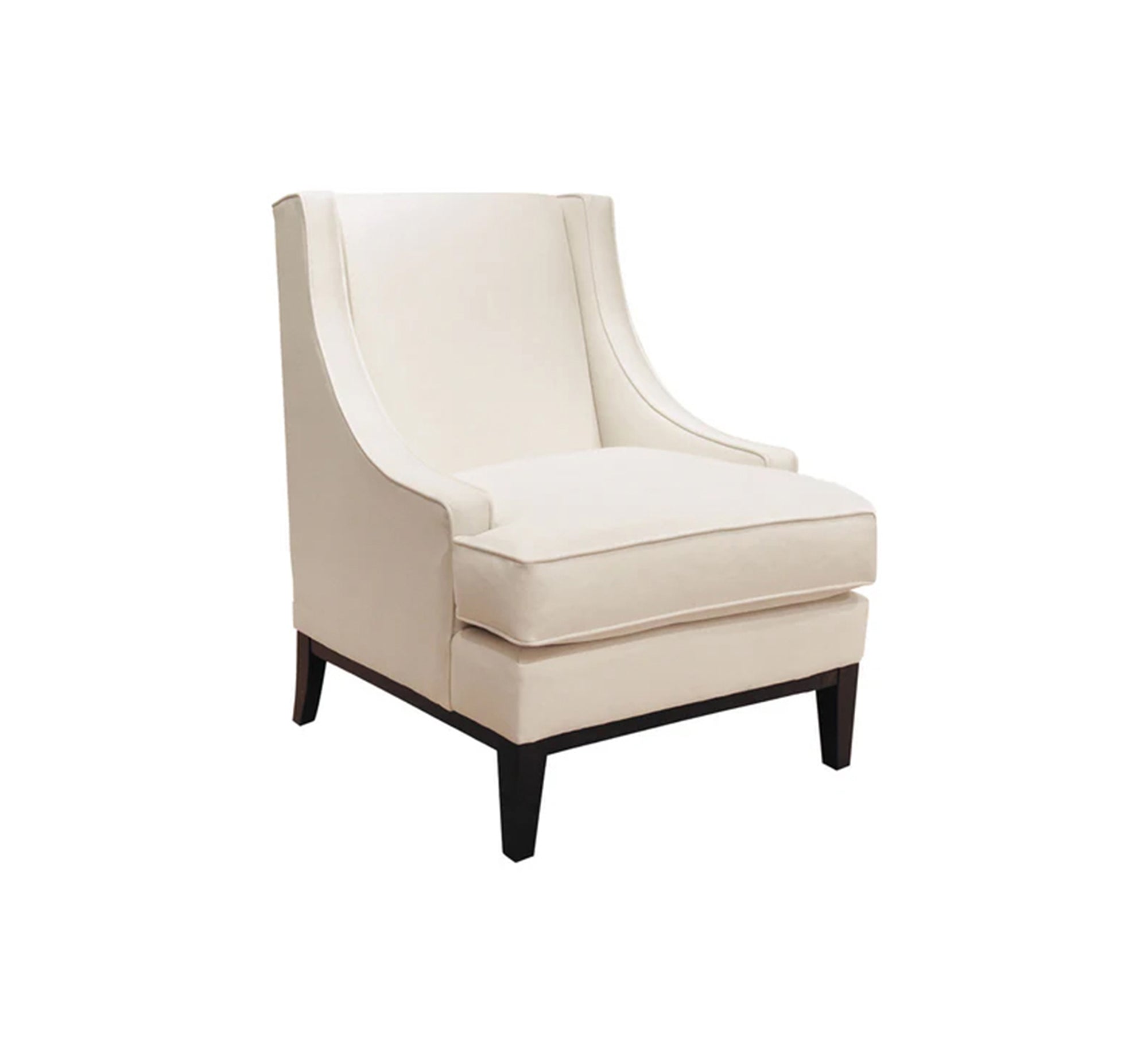 Footchair with black wooden legs - Vitrine Furniture - Furniture