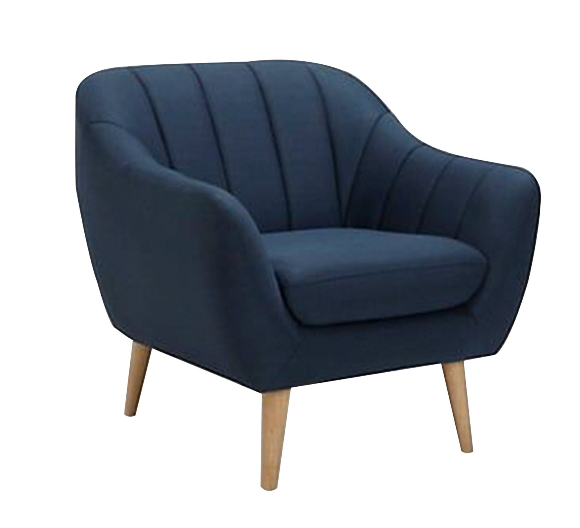 Footie chair with cascading folds on the backrest - Vitrine Furniture - Chairs & Chaise lounge