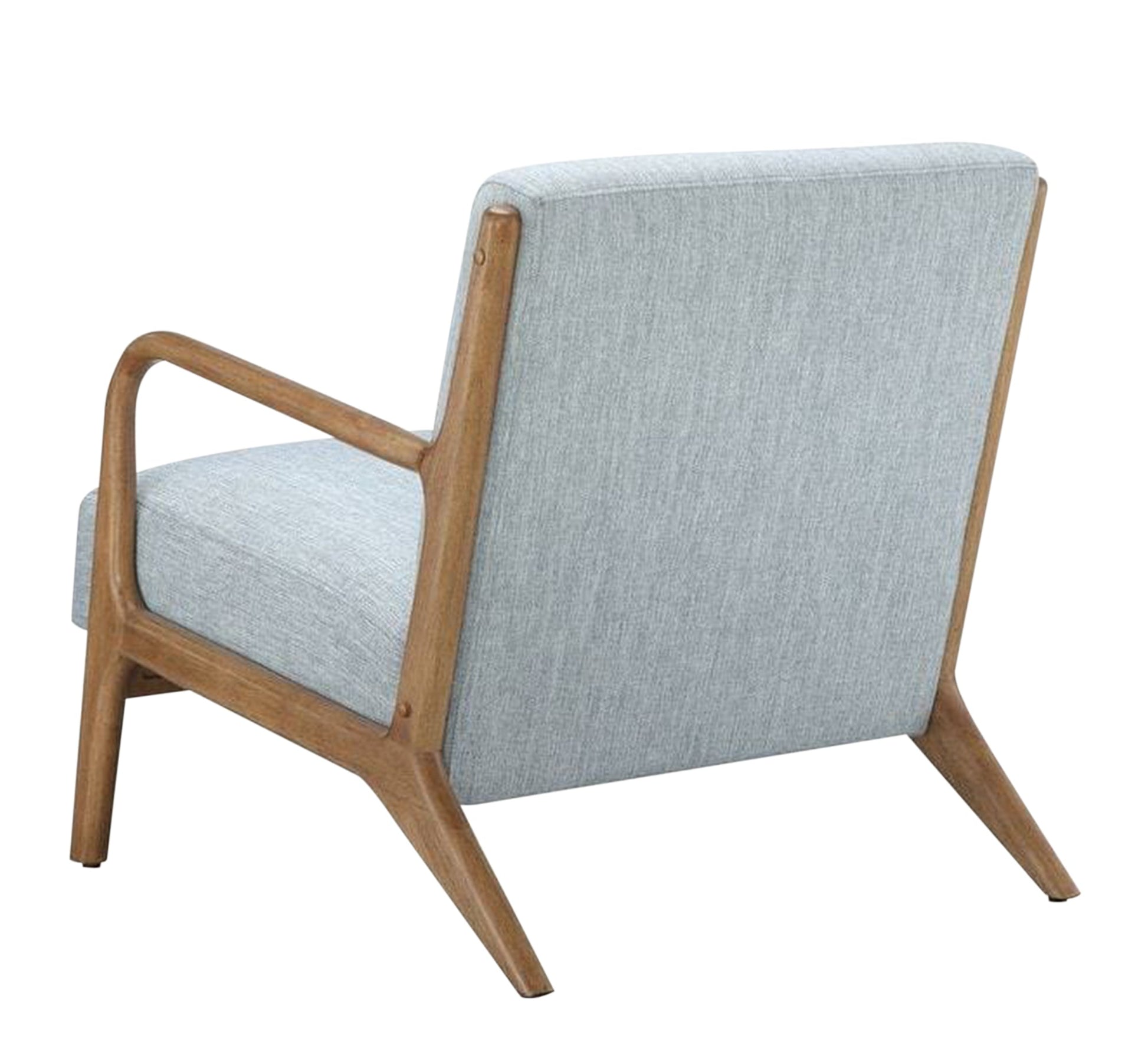 Footstool Chair with Wooden Armrests - Vitrine Furniture - Furniture