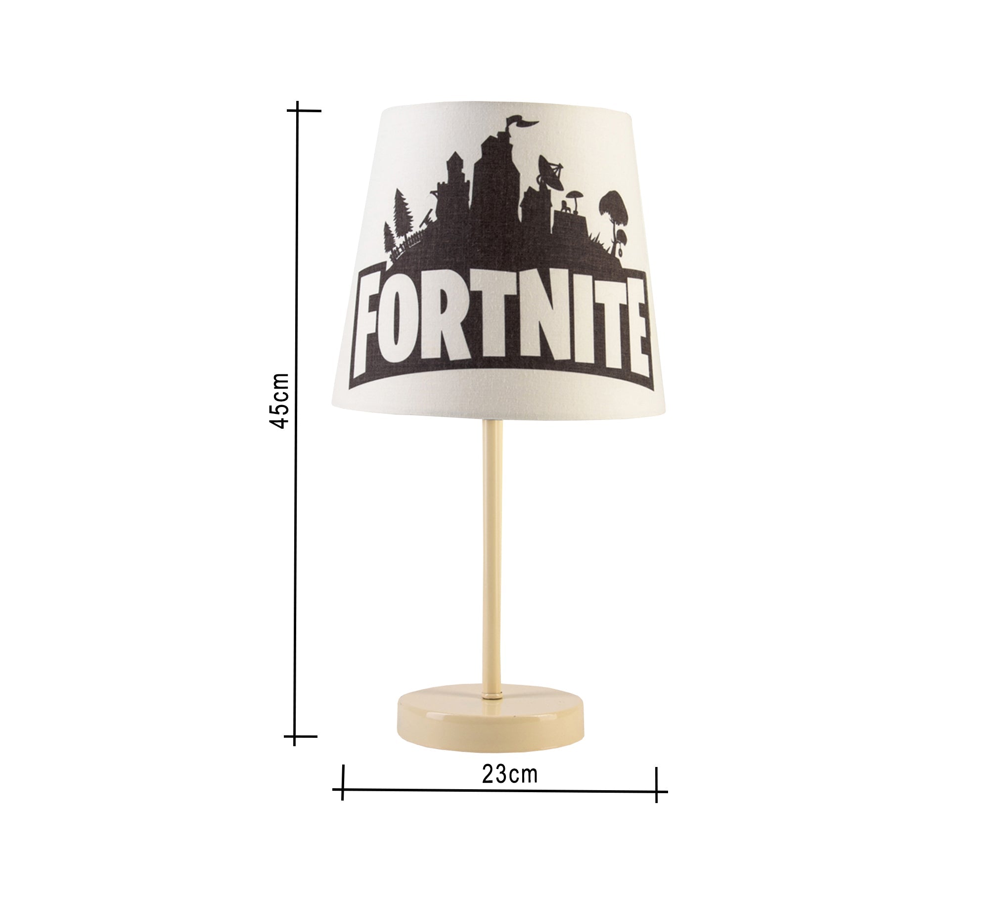 Fortnite Lamp: A modern gaming touch for your room with a beige base - Vitrine Furniture - Lighting