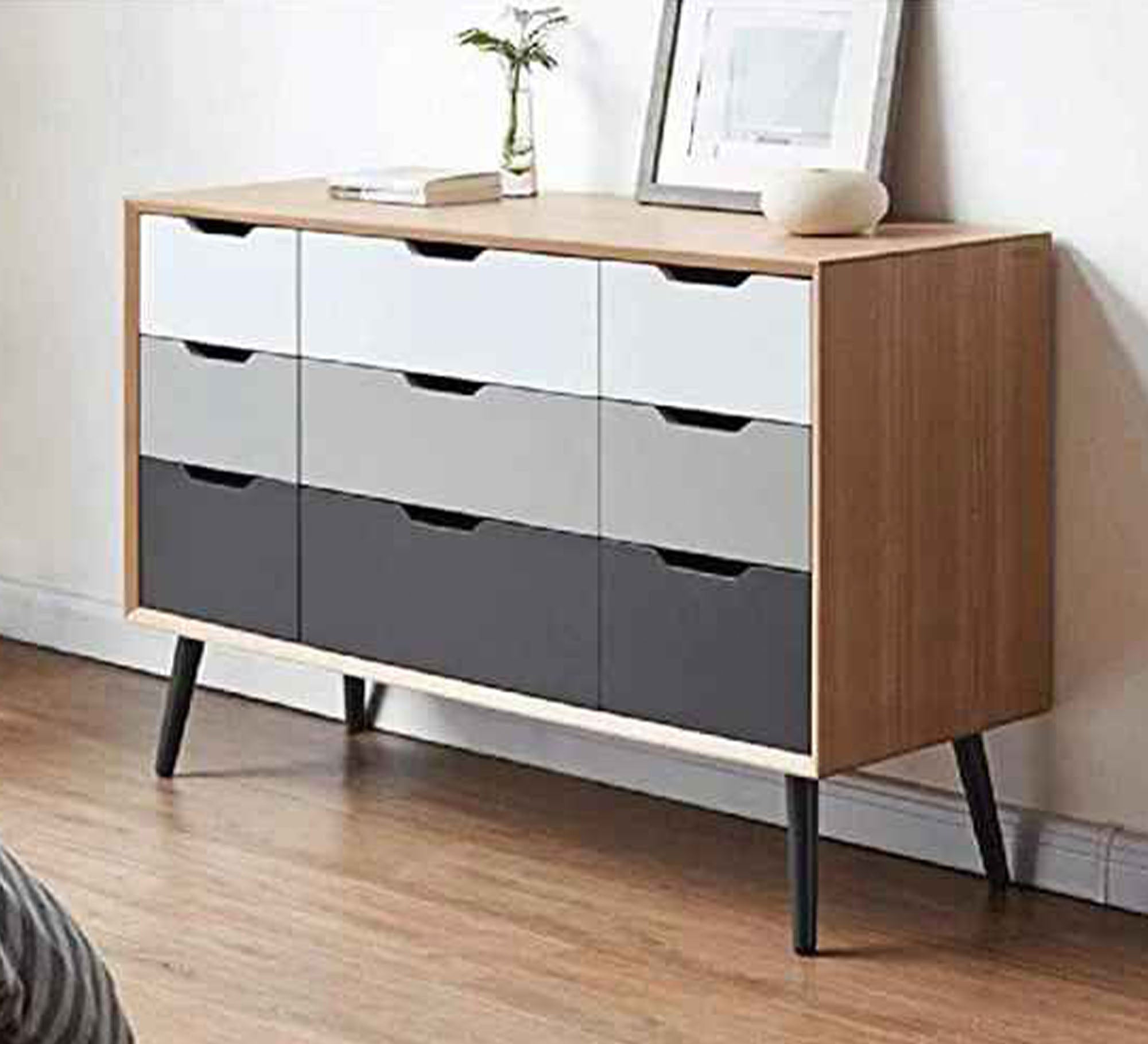 Four coordinating colours Shoe rack - Vitrine Furniture - Furniture