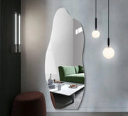 Frameless organic long-length mirror - Vitrine Furniture - Mirrors