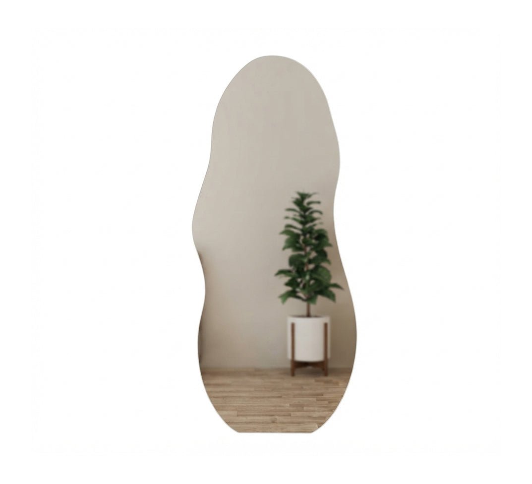 Frameless wavy vertical mirror - Vitrine Furniture - Mirrors