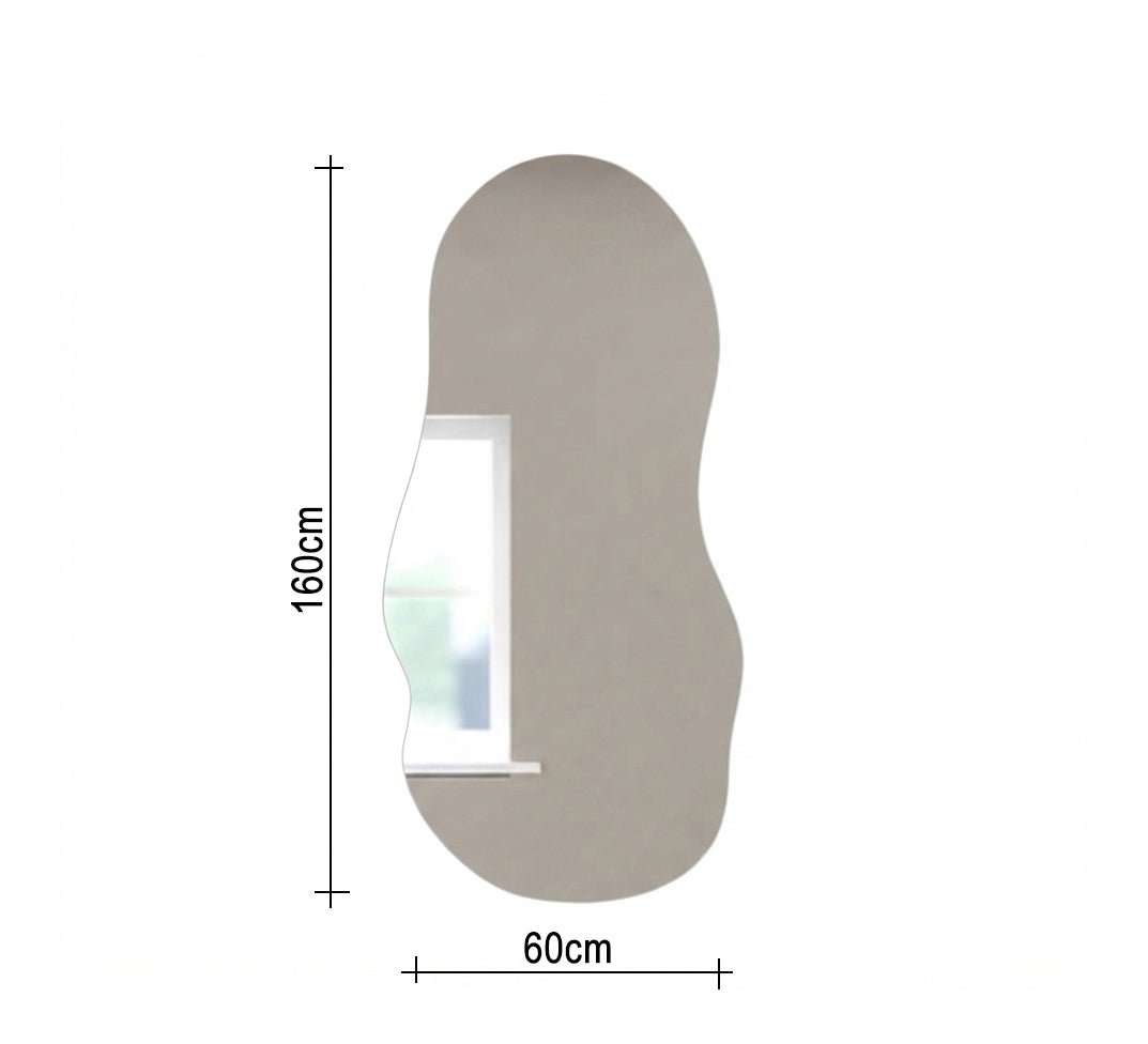 Frameless wavy wall mirror - Vitrine Furniture - Mirrors