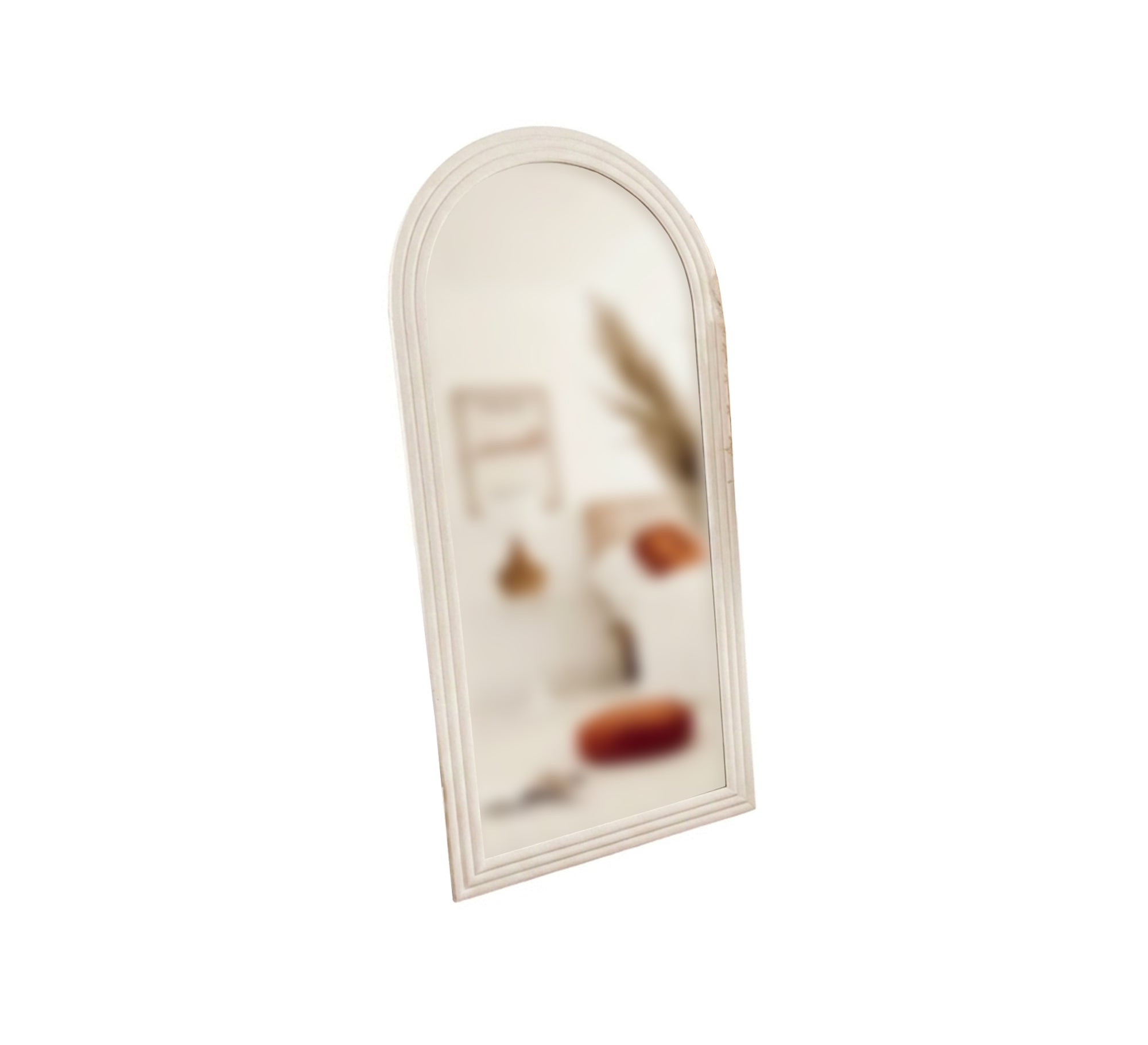 Front Foyer Mirror with Semicircular Top Frame - Vitrine Furniture - Mirrors