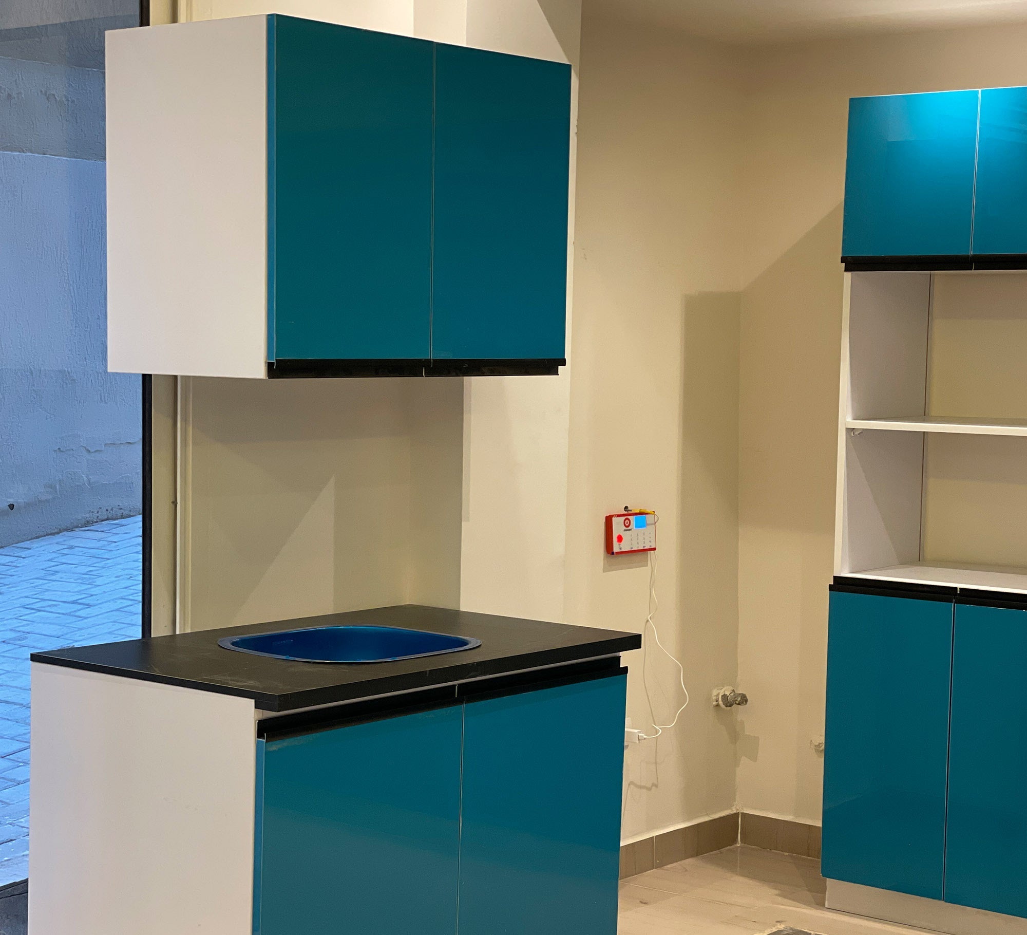 Full kitchen turquoise - Vitrine Furniture - Kitchen Sets