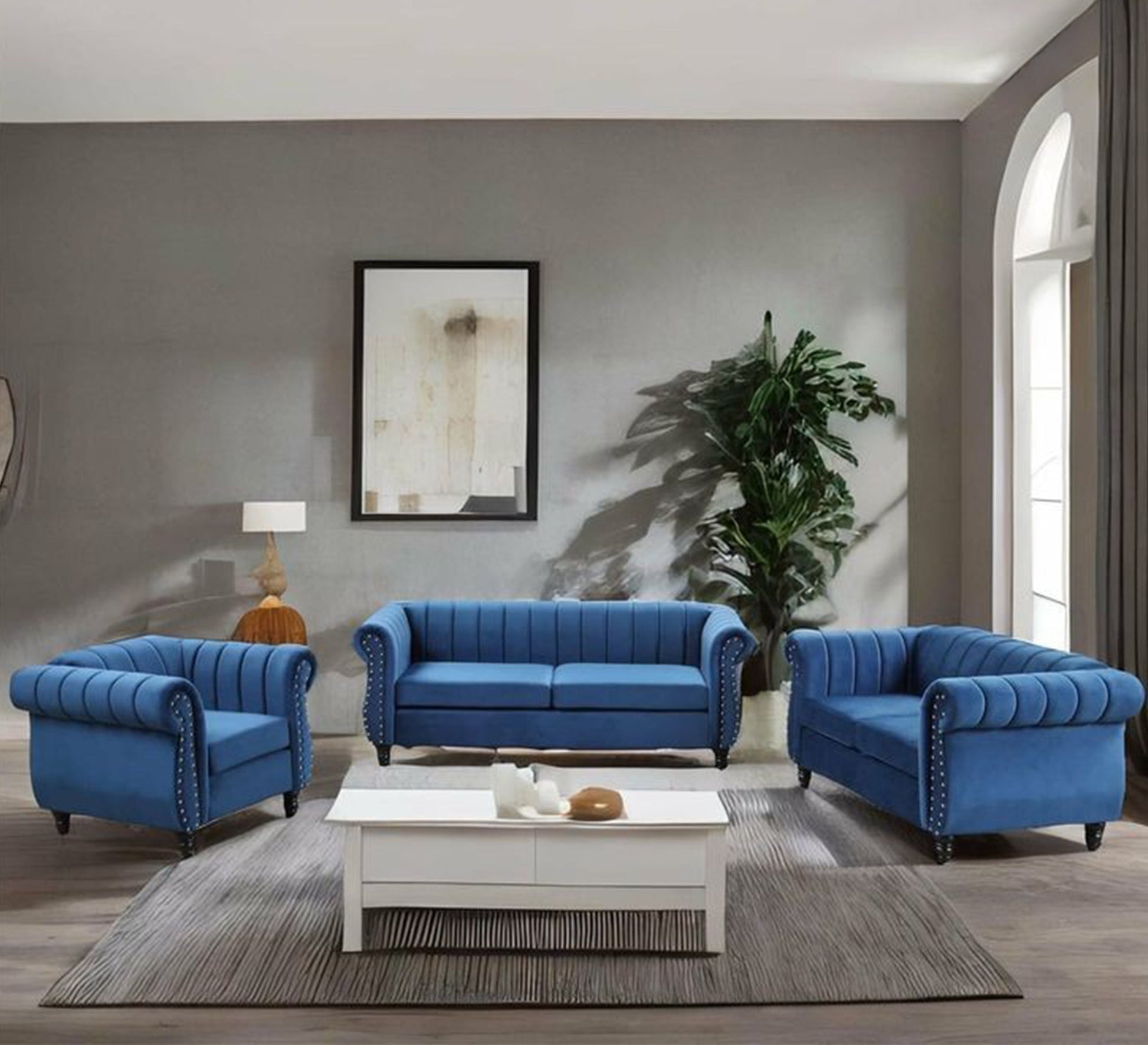 Fully upholstered living room - Vitrine Furniture - Furniture