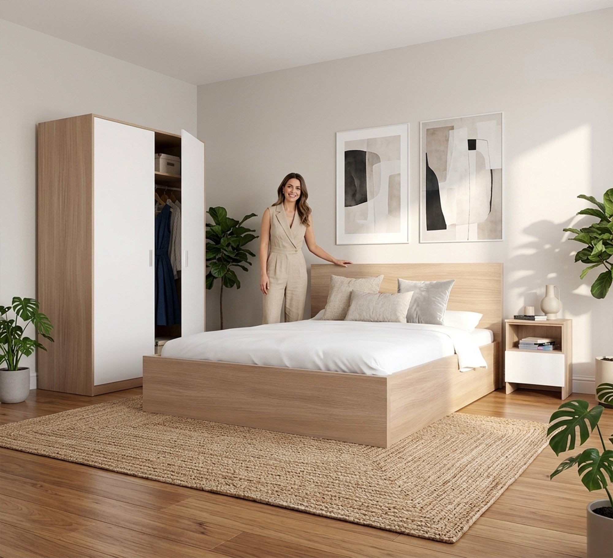 Furnish your chalet with (corner sofa, lazy boy chair, master bedroom, table with 6 chairs) - Vitrine Furniture - Offers