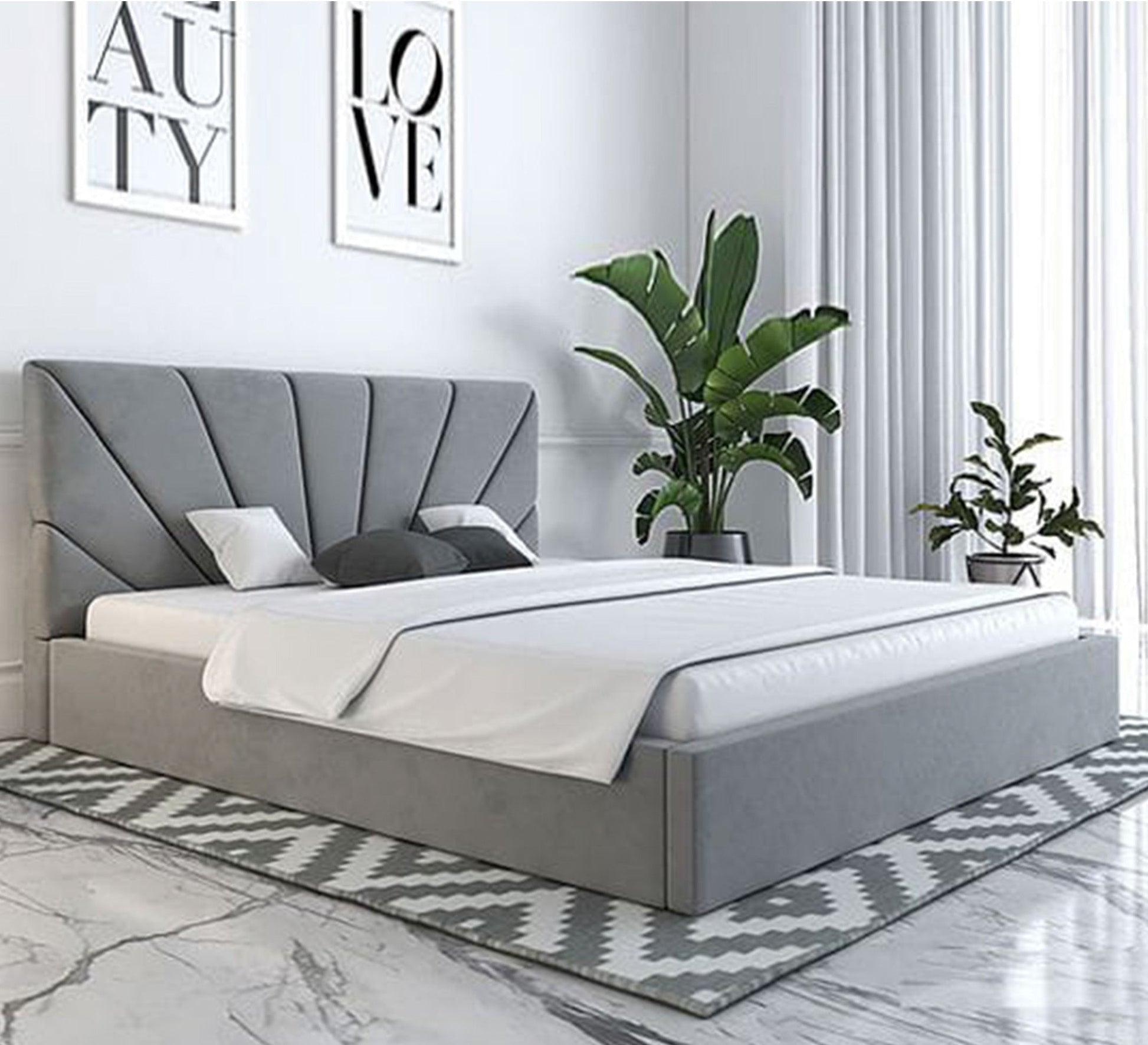 Furnish your chalet with (corner sofa, master bedroom, children's bed, wardrobe, white nightstand) - Vitrine Furniture - Offers