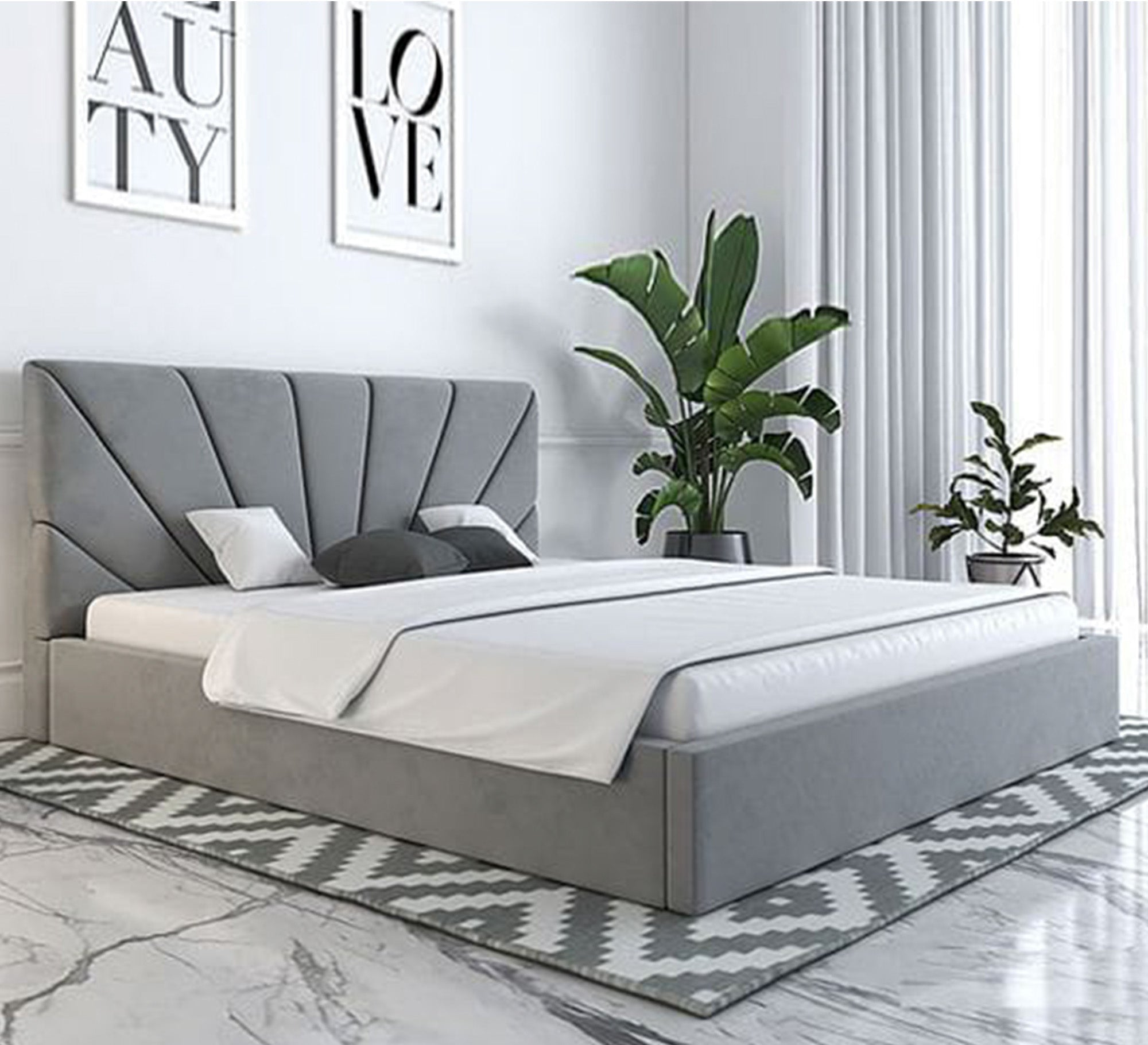 Furnish your chalet with (corner sofa, master bedroom, children's bed, wardrobe, white nightstand) - Vitrine Furniture - Offers