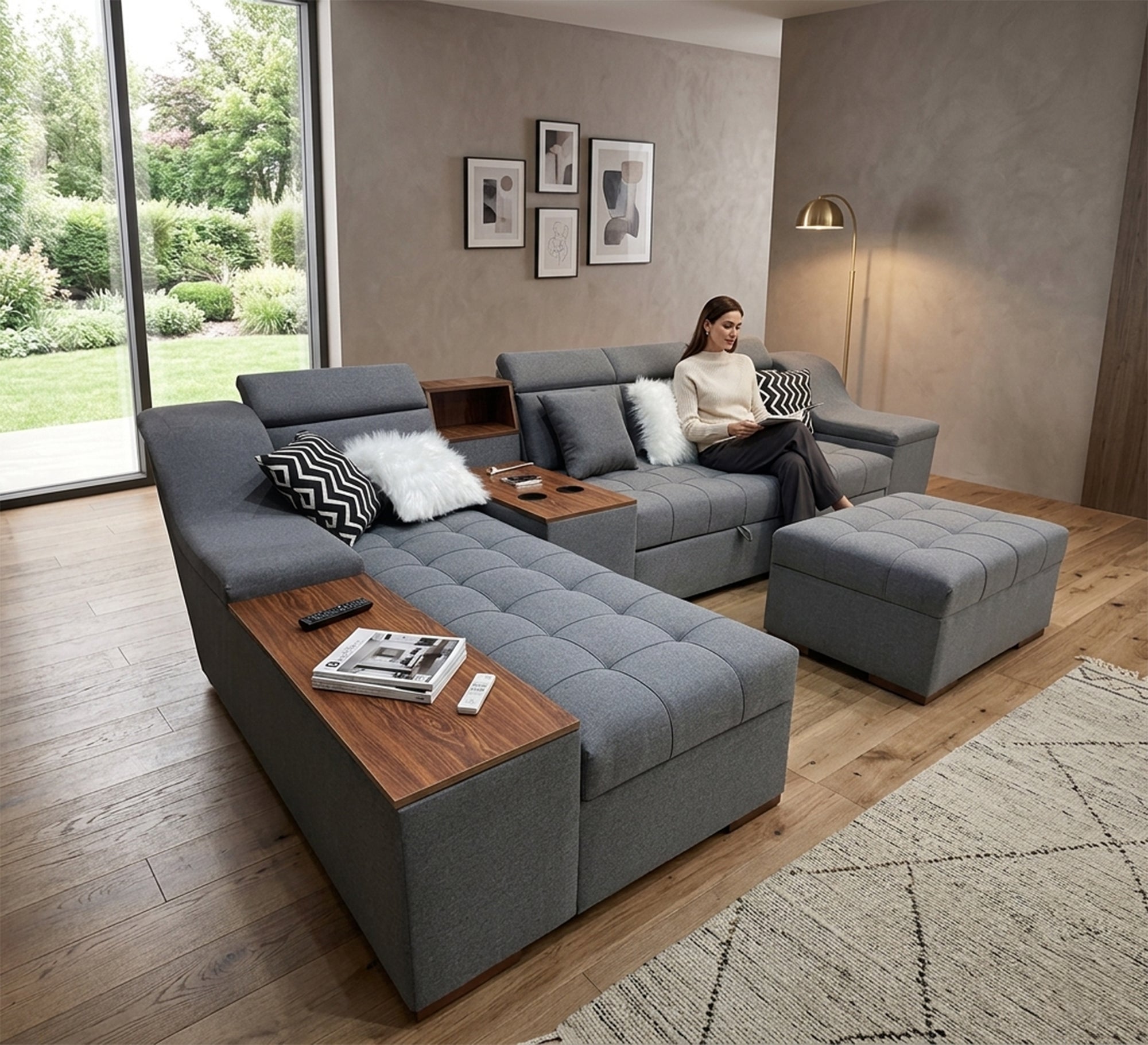 Furnish your chalet with (living corner, kitchen, master bedroom, children's bed, and wardrobe) - Vitrine Furniture - Offers