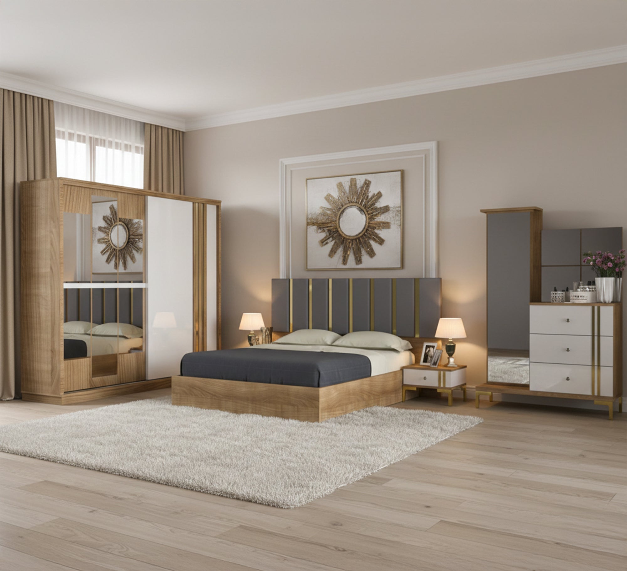 Furnish your home with (Bedroom, living room and dining room) - Vitrine Furniture - Furniture