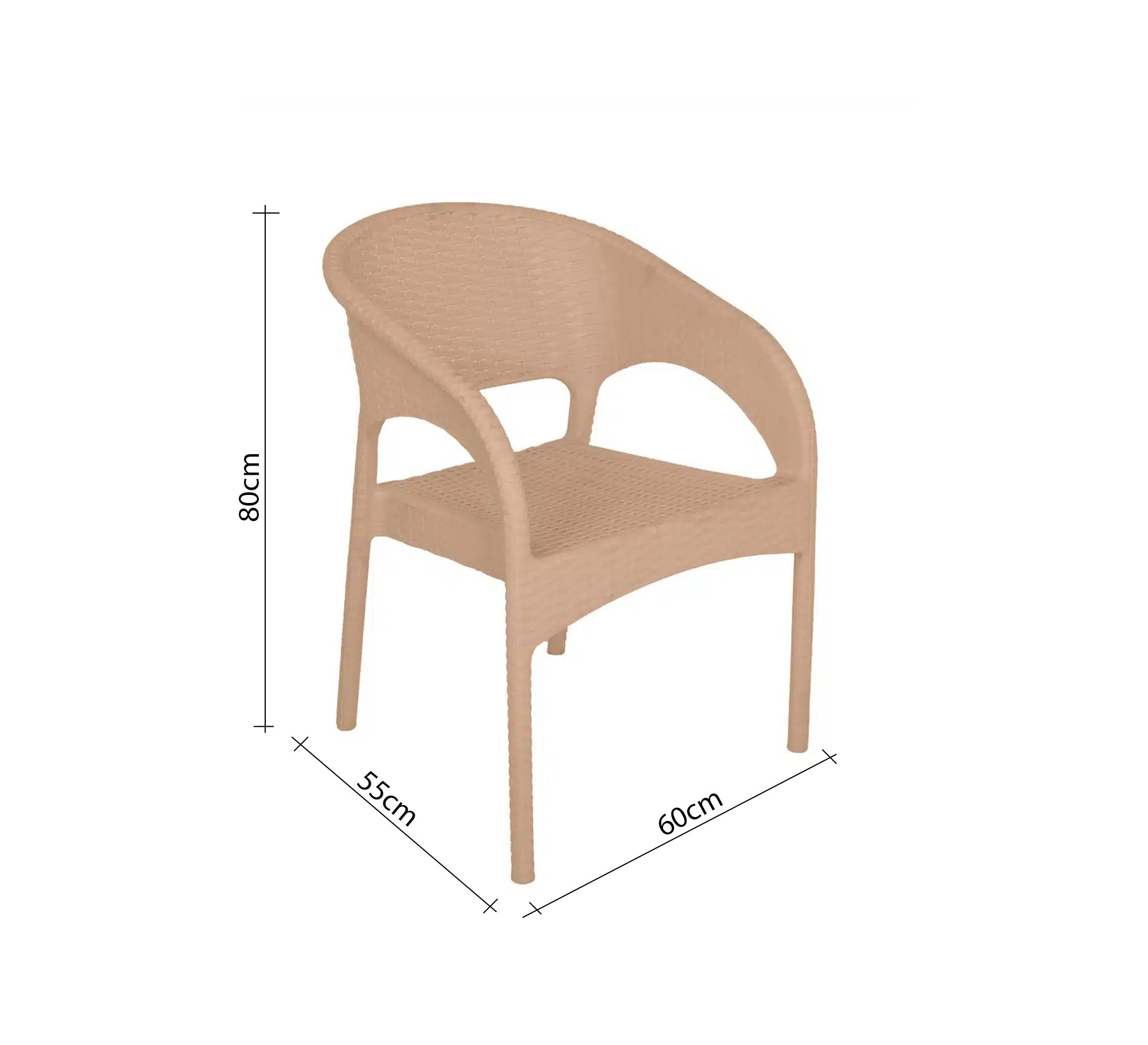 Garden seating set with four chairs and a short table - Vitrine Furniture - Outdoor Products