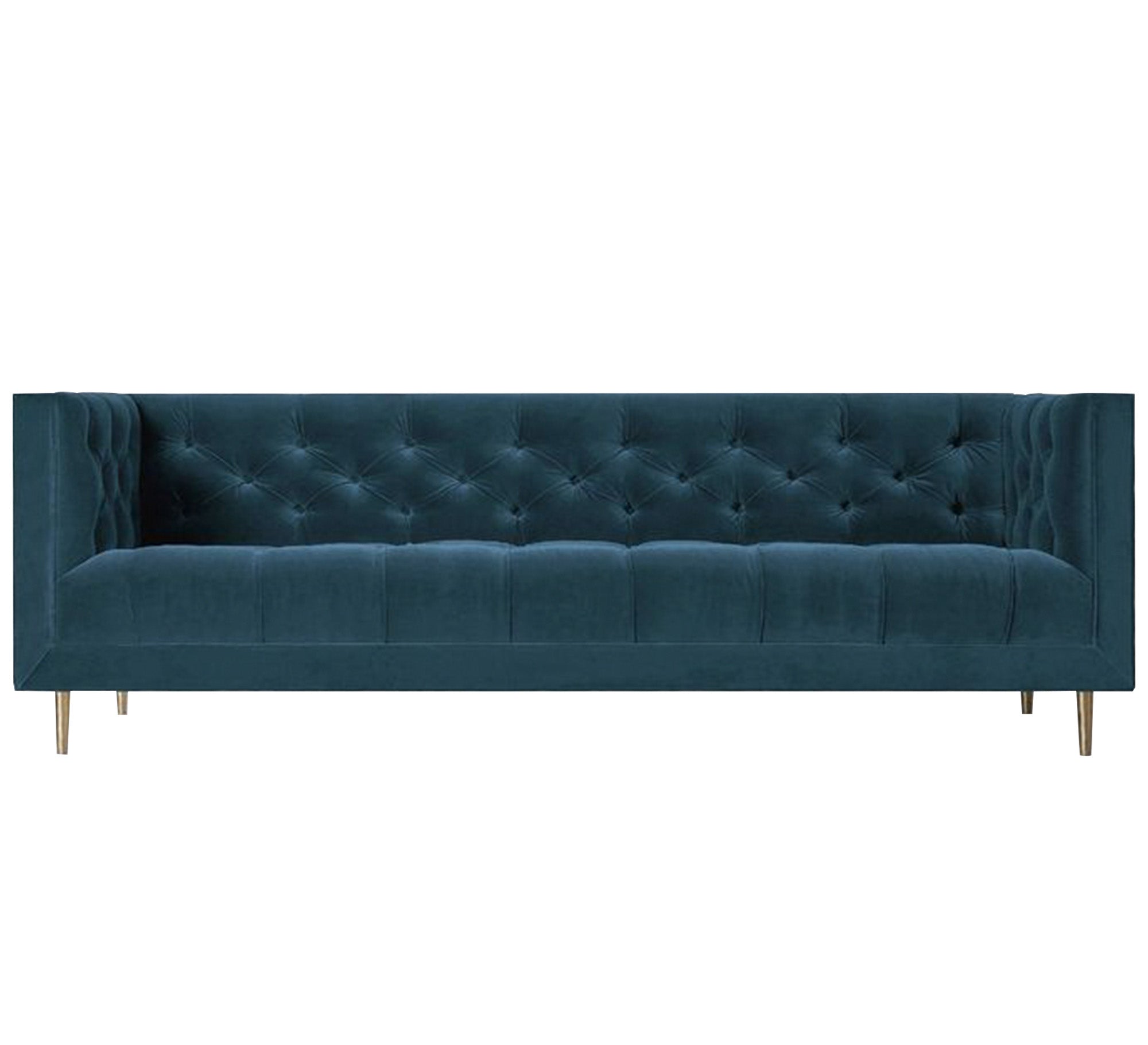 Genzari sofa with capotonian grain on the back and the handle - Vitrine Furniture - Living room Sofas