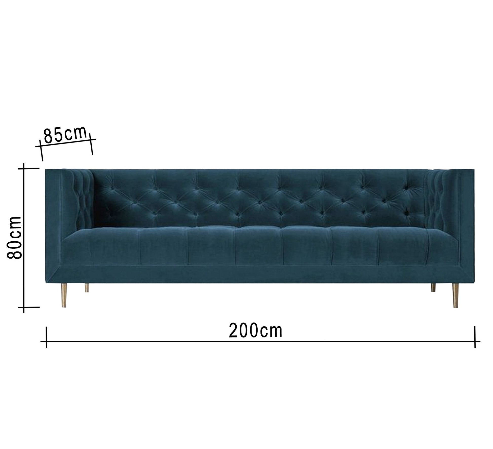 Genzari sofa with capotonian grain on the back and the handle - Vitrine Furniture - Living room Sofas