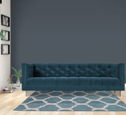 Genzari sofa with capotonian grain on the back and the handle - Vitrine Furniture - Living room Sofas