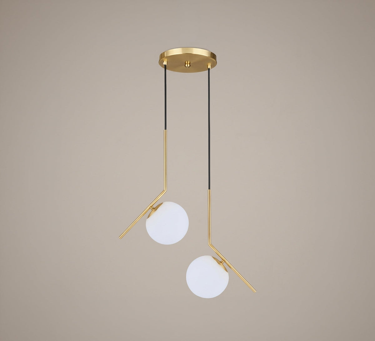 Geometric 2-element ceiling chandelier - Vitrine Furniture - Ceiling lights