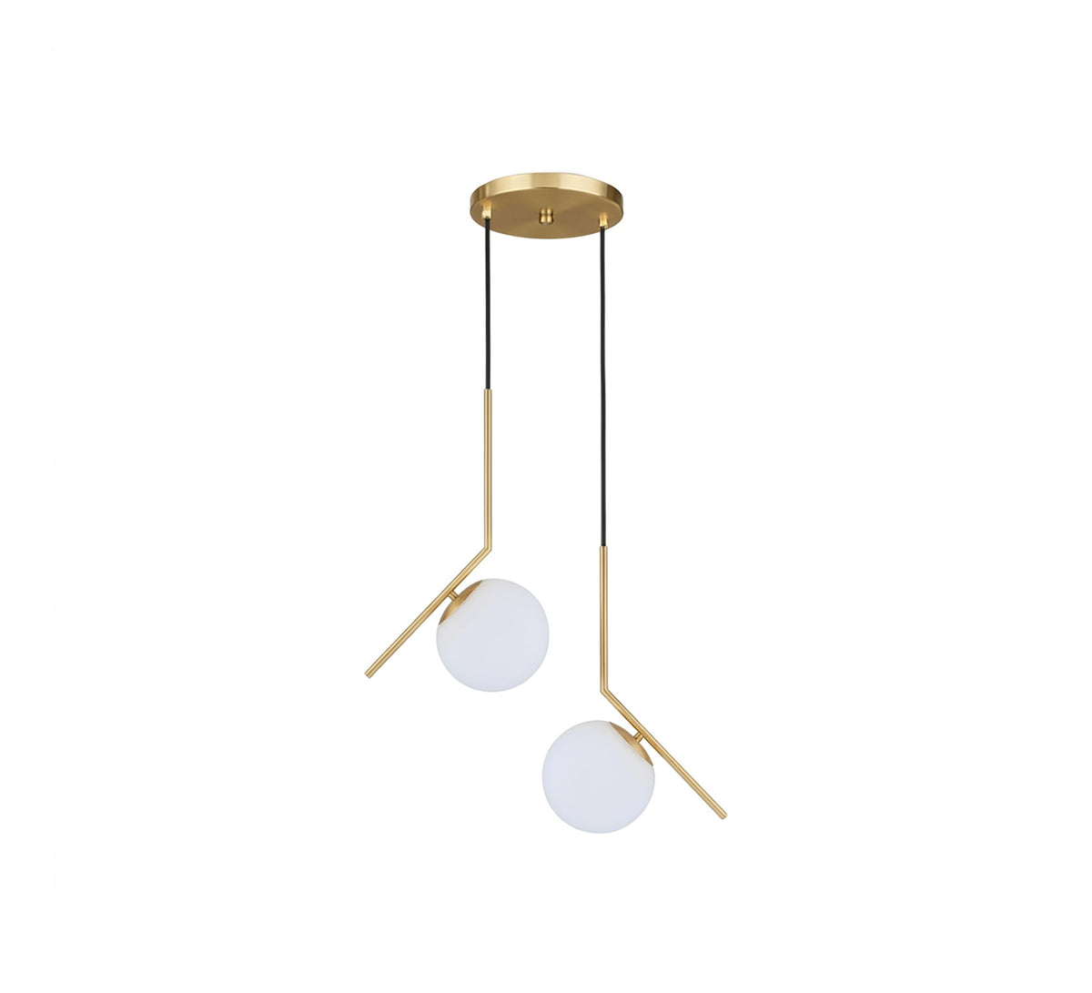 Geometric 2-element ceiling chandelier - Vitrine Furniture - Ceiling lights