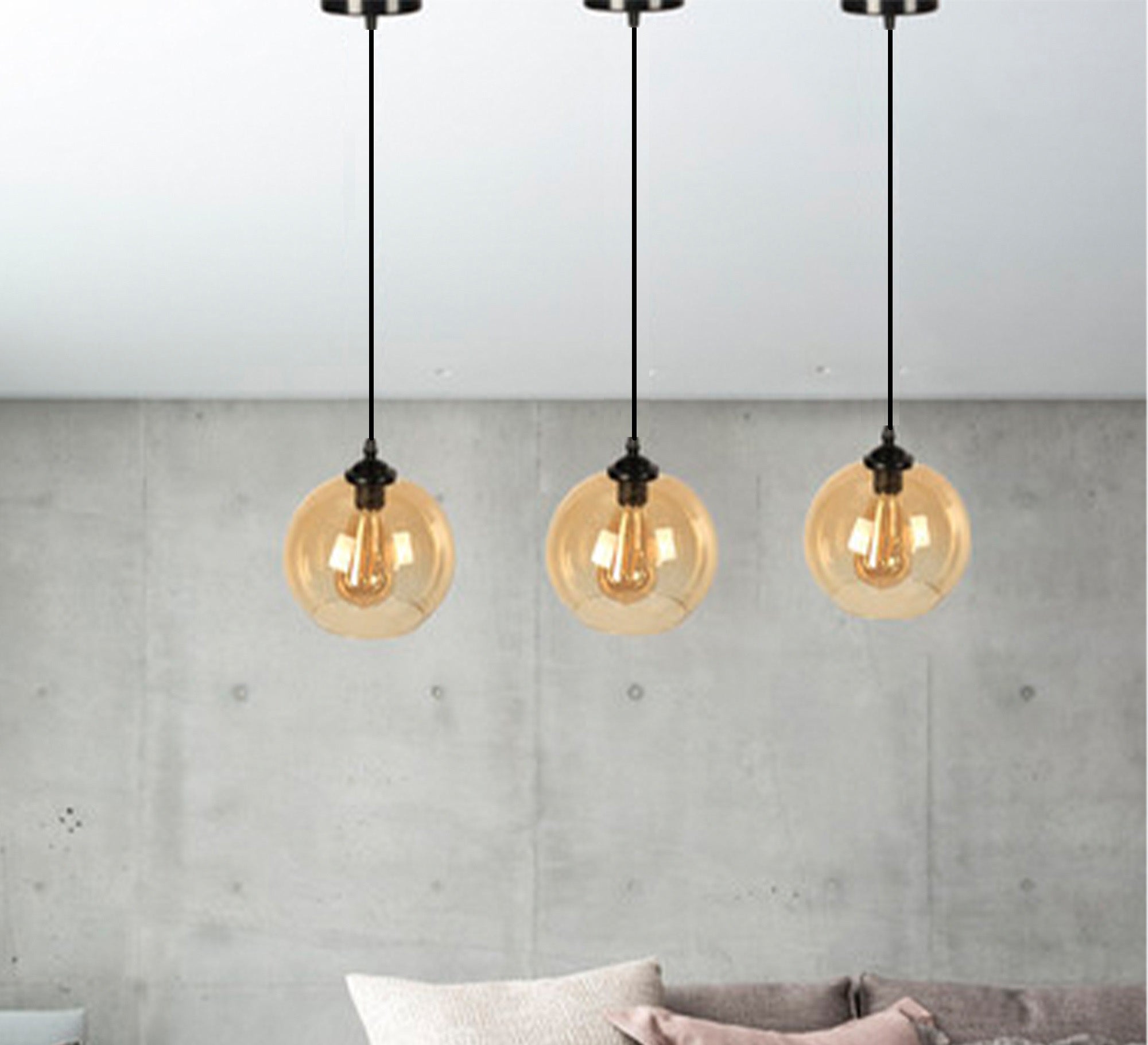 Glass cylinder pendant - Vitrine Furniture - Lighting
