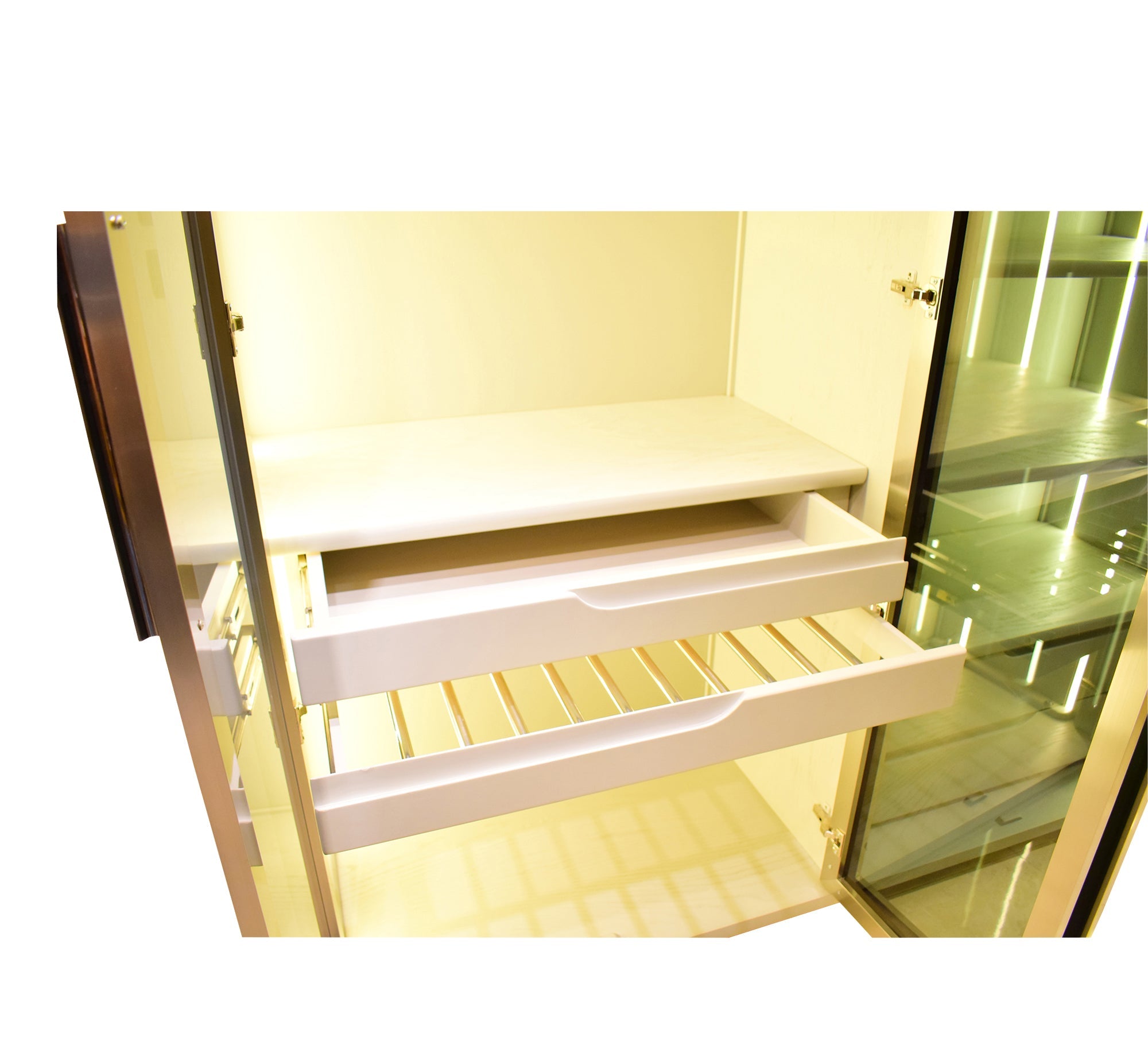 Glass - Door Wardrobe for Master Bedrooms - Vitrine Furniture - 