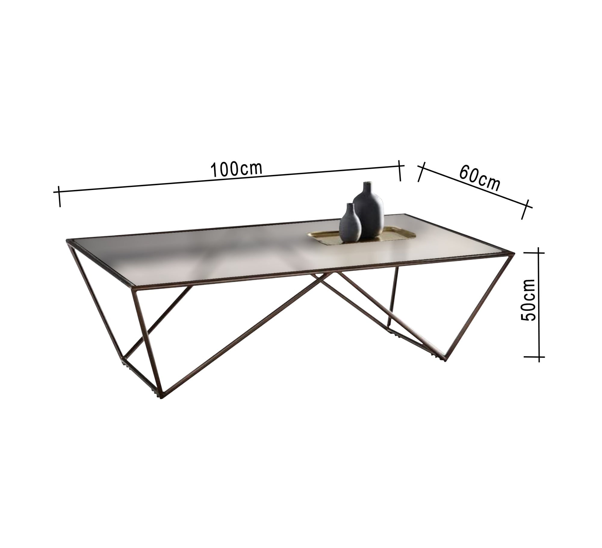 Glass - Top Center Table - Vitrine Furniture - Furniture