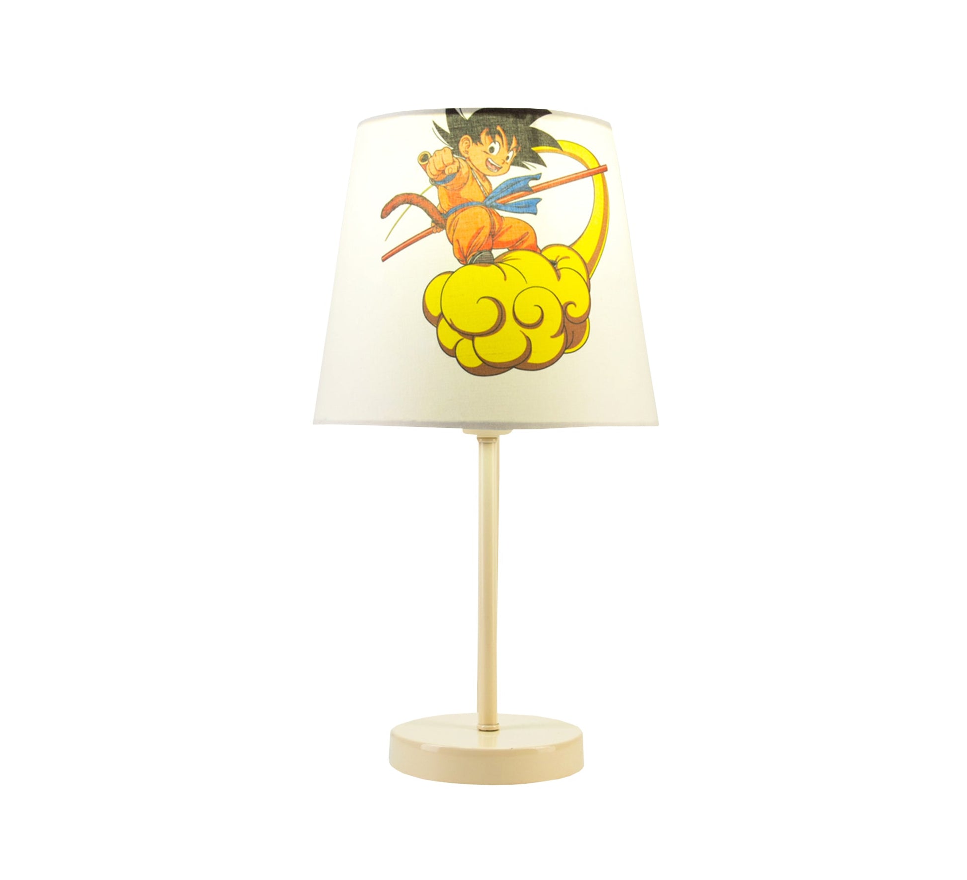 Goku Lamp: The Anime Hero Lights Up Your Room with a Beige Base - Vitrine Furniture - Lighting