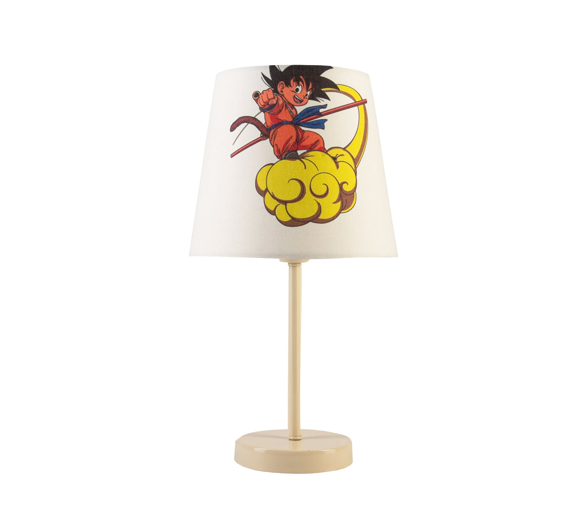 Goku Lamp: The Anime Hero Lights Up Your Room with a Beige Base - Vitrine Furniture - Lighting