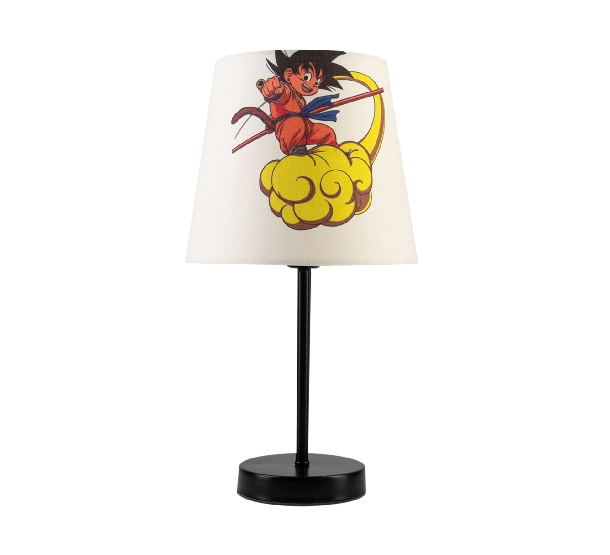 Goku Lamp: The anime hero lights up your room with a black base. - Vitrine Furniture - Lighting