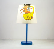 Goku Lamp: The anime hero lights up your room with a blue base. - Vitrine Furniture - Lighting