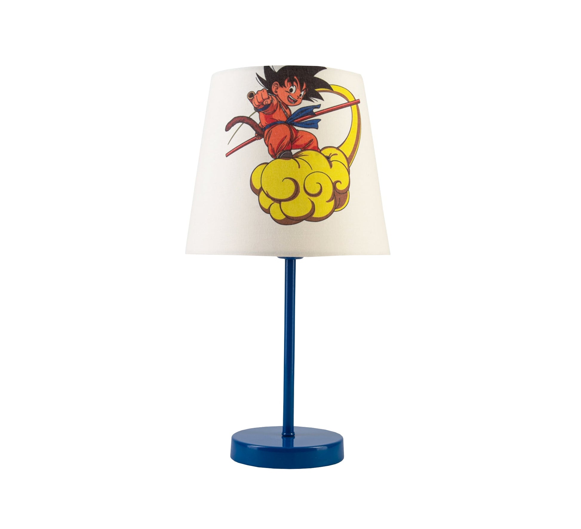 Goku Lamp: The anime hero lights up your room with a blue base. - Vitrine Furniture - Lighting