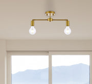 Gold 2 - Light Ruler Ceiling Lamp - Vitrine Furniture - Lighting