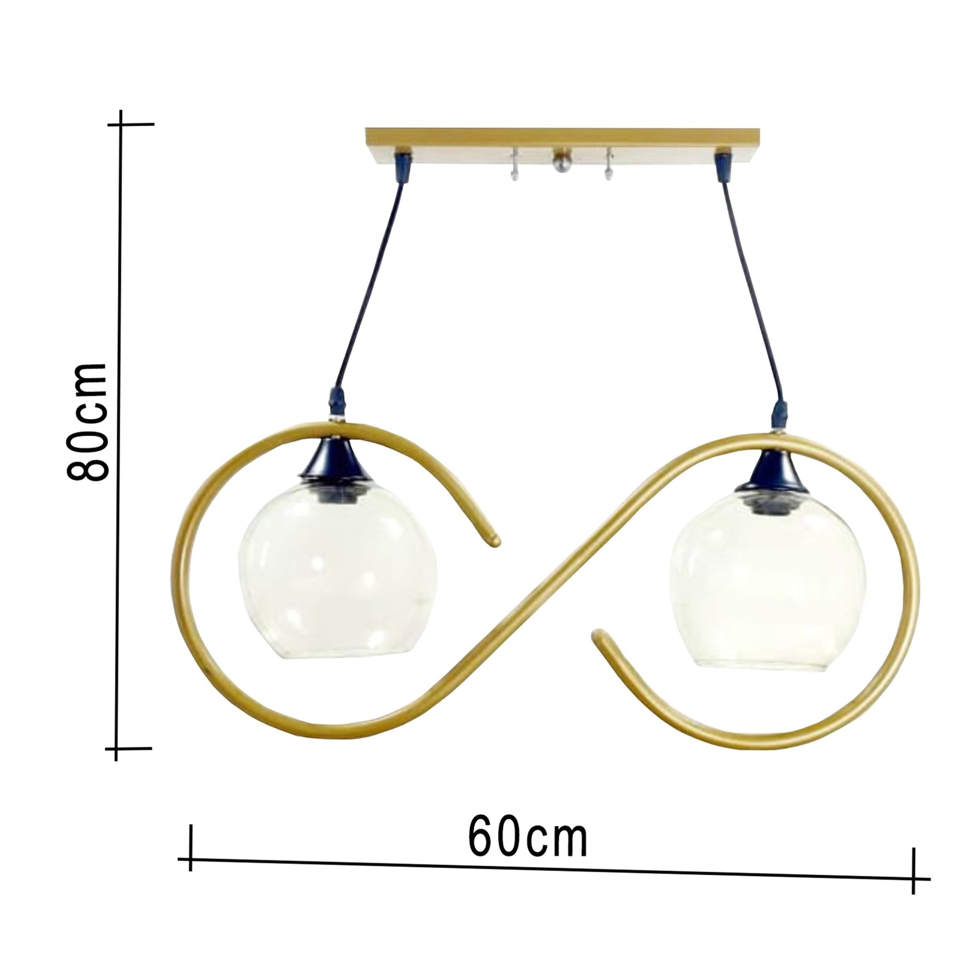 Gold bicycle tire ceiling lamp - Vitrine Furniture - Lighting