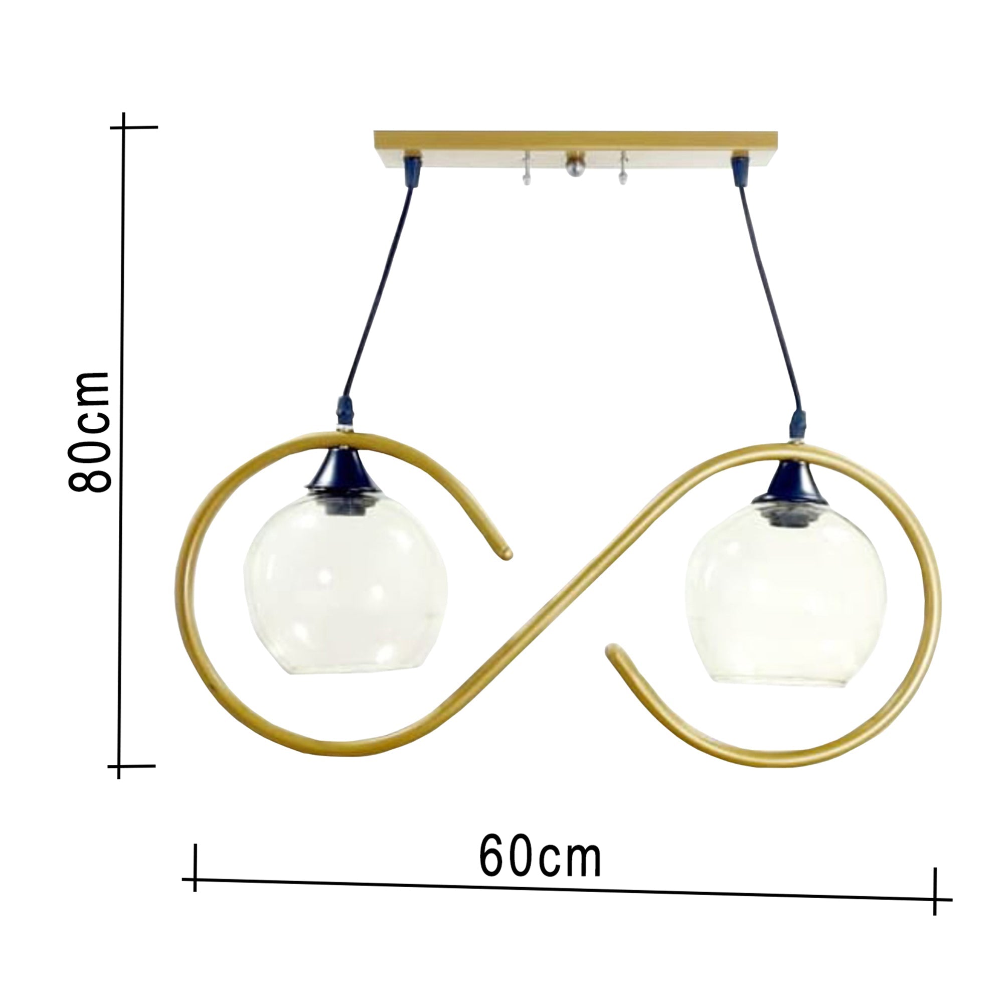 Gold bicycle tire ceiling lamp - Vitrine Furniture - Lighting