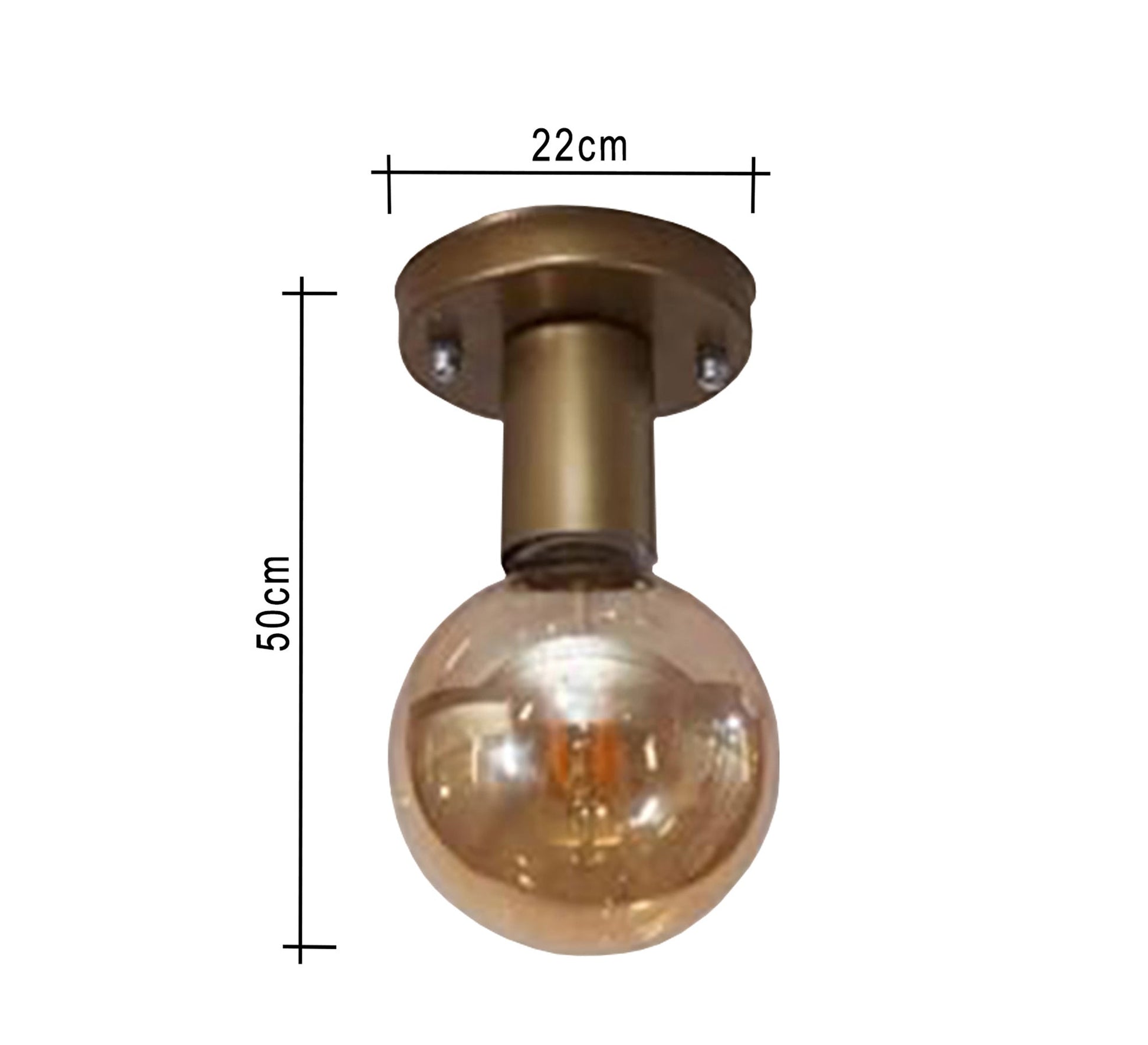 Gold ceiling lamp - Vitrine Furniture - Lighting