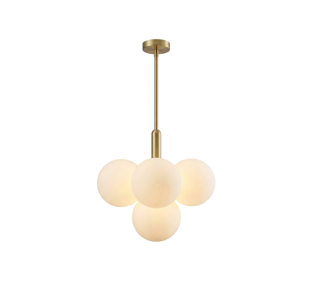 Gold cluster-style ceiling chandelier - Vitrine Furniture - Ceiling lights