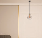 Golden diamond shape metal ceiling lighting units - Vitrine Furniture - Lighting