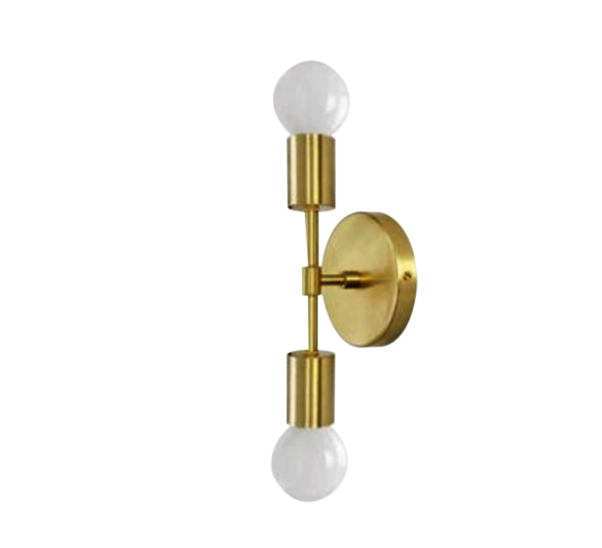 Golden Metal Wall Lamp - Vitrine Furniture - Lighting
