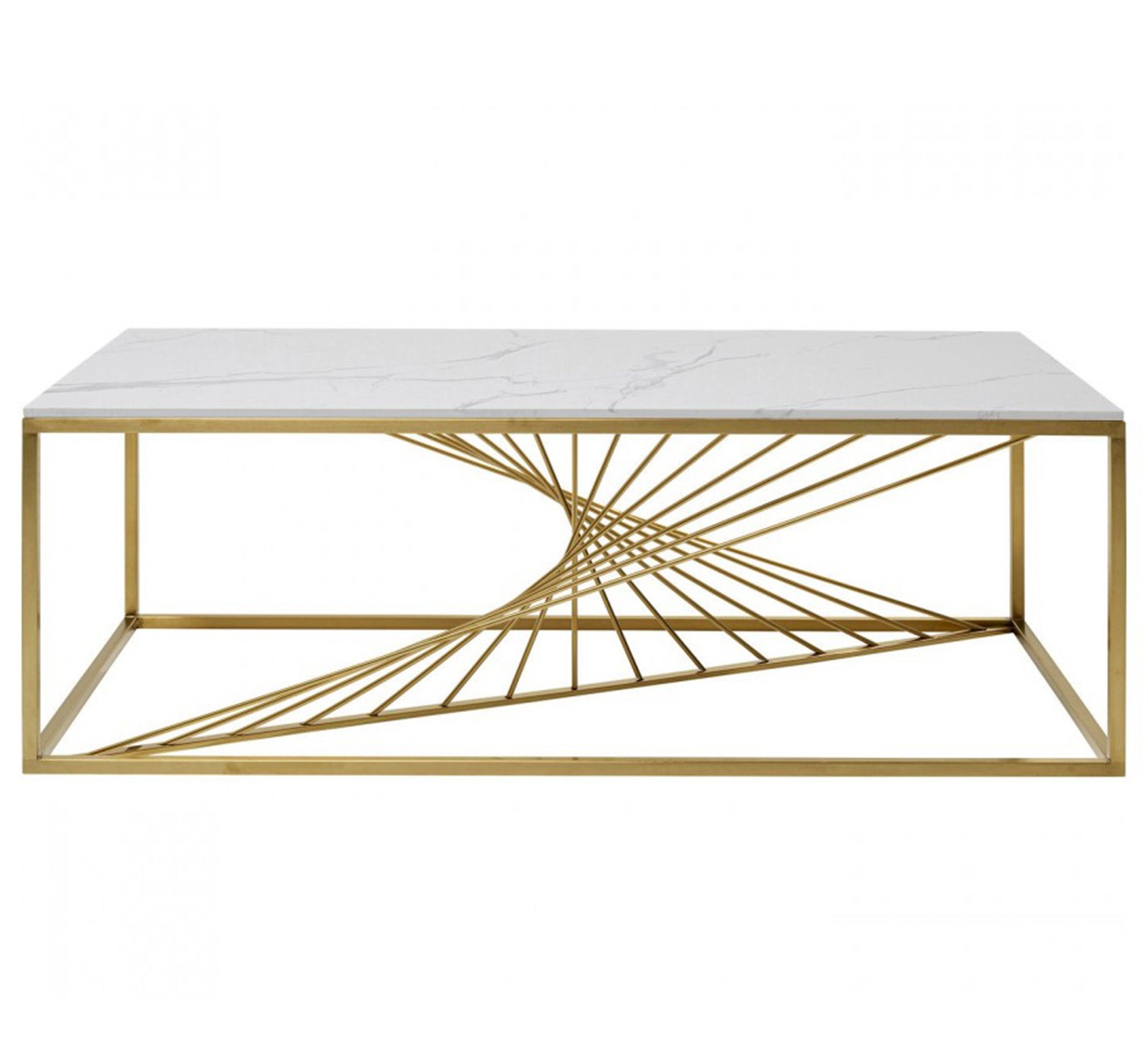 Golden steel table - Vitrine Furniture - Furniture