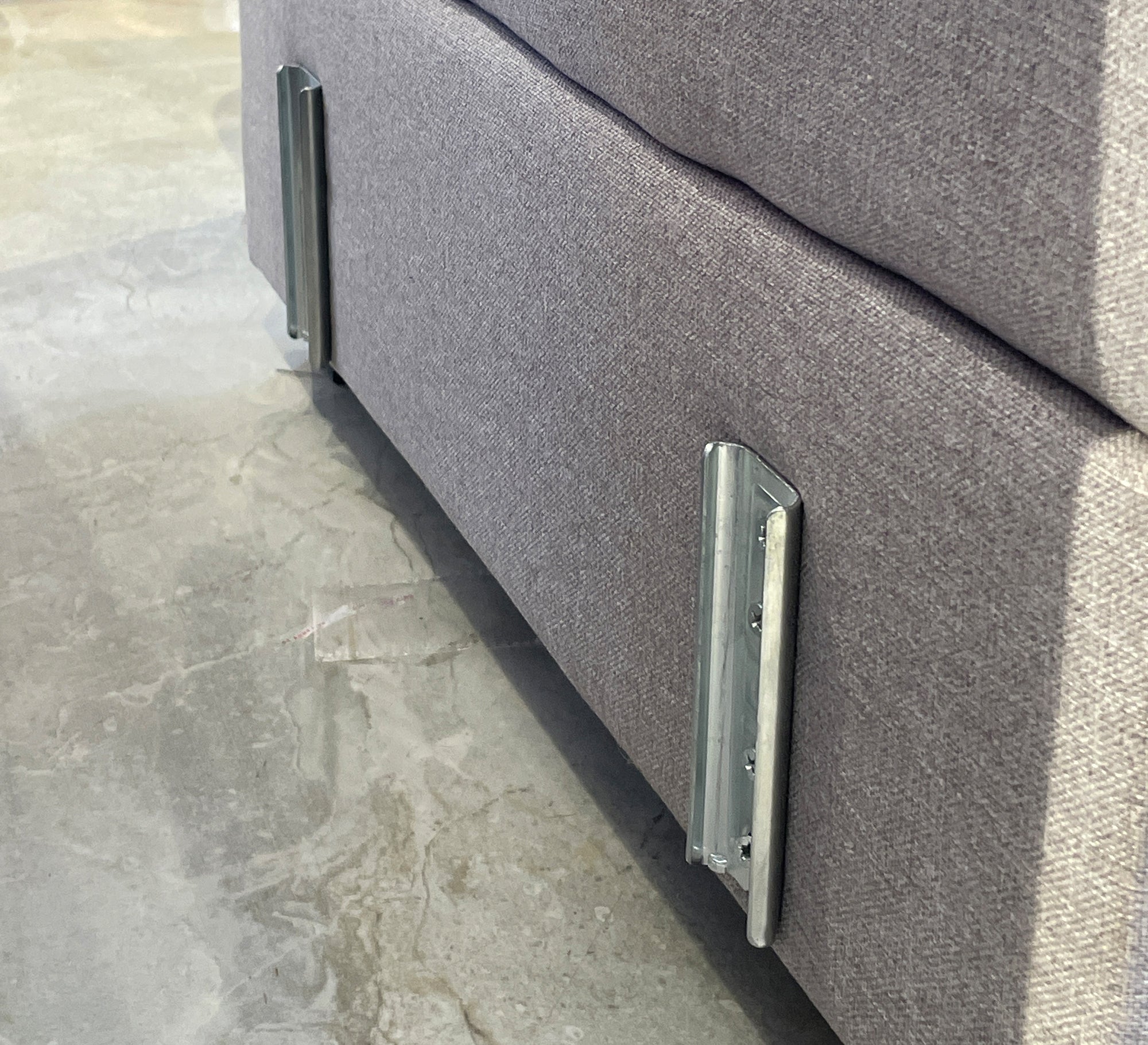 Gray Chair, Armrests, Unique Design - Vitrine Furniture - Furniture