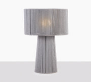 Gray lampshade with overlapping patterns - Vitrine Furniture - Lighting