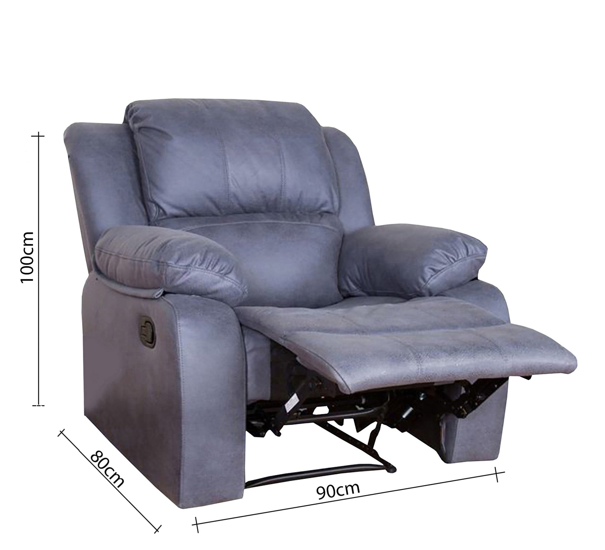 Gray Lazy Boy Rocking Chair - Plush Comfort & Style - Vitrine Furniture - Lazyboy Chair