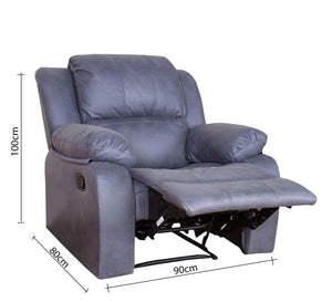 Gray Lazy Boy Rocking Chair - Plush Comfort & Style - Vitrine Furniture - Lazyboy Chair