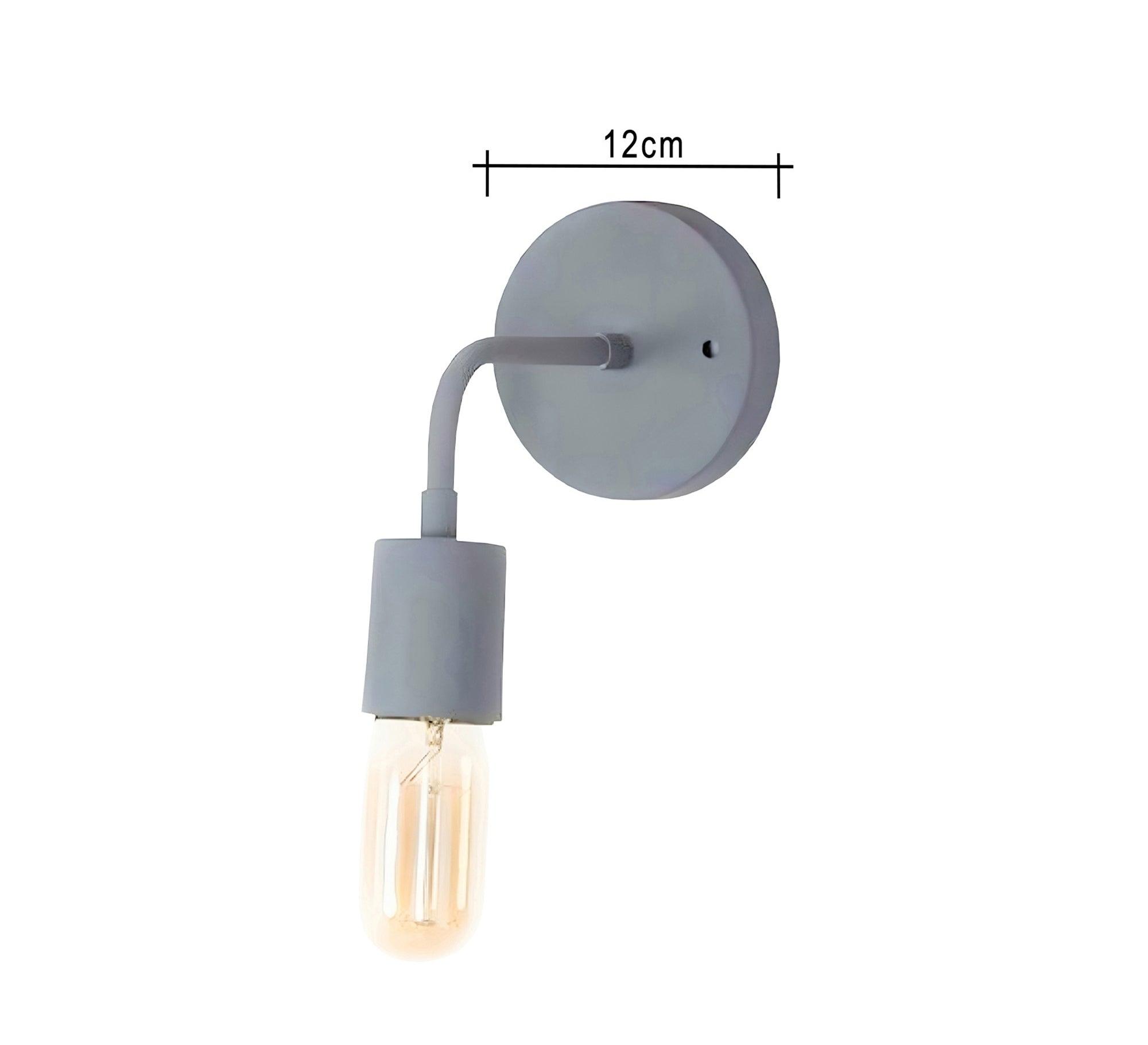 Gray metal wall Sconce - Vitrine Furniture - Lighting