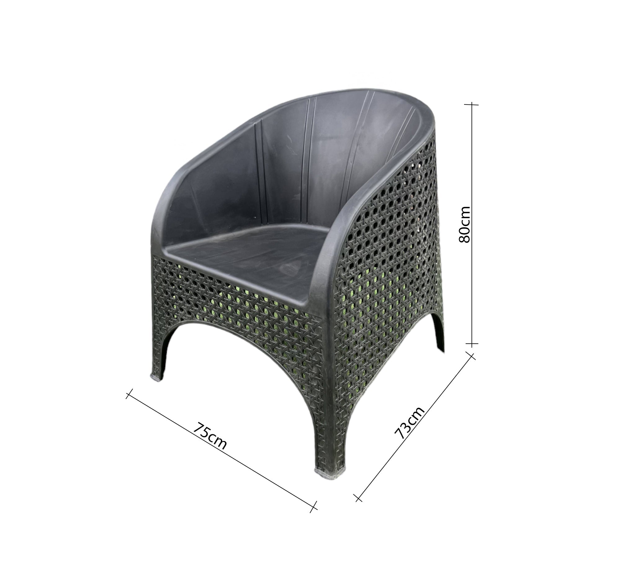 Gray outdoor set with four chairs and a table - Vitrine Furniture - Outdoor Products